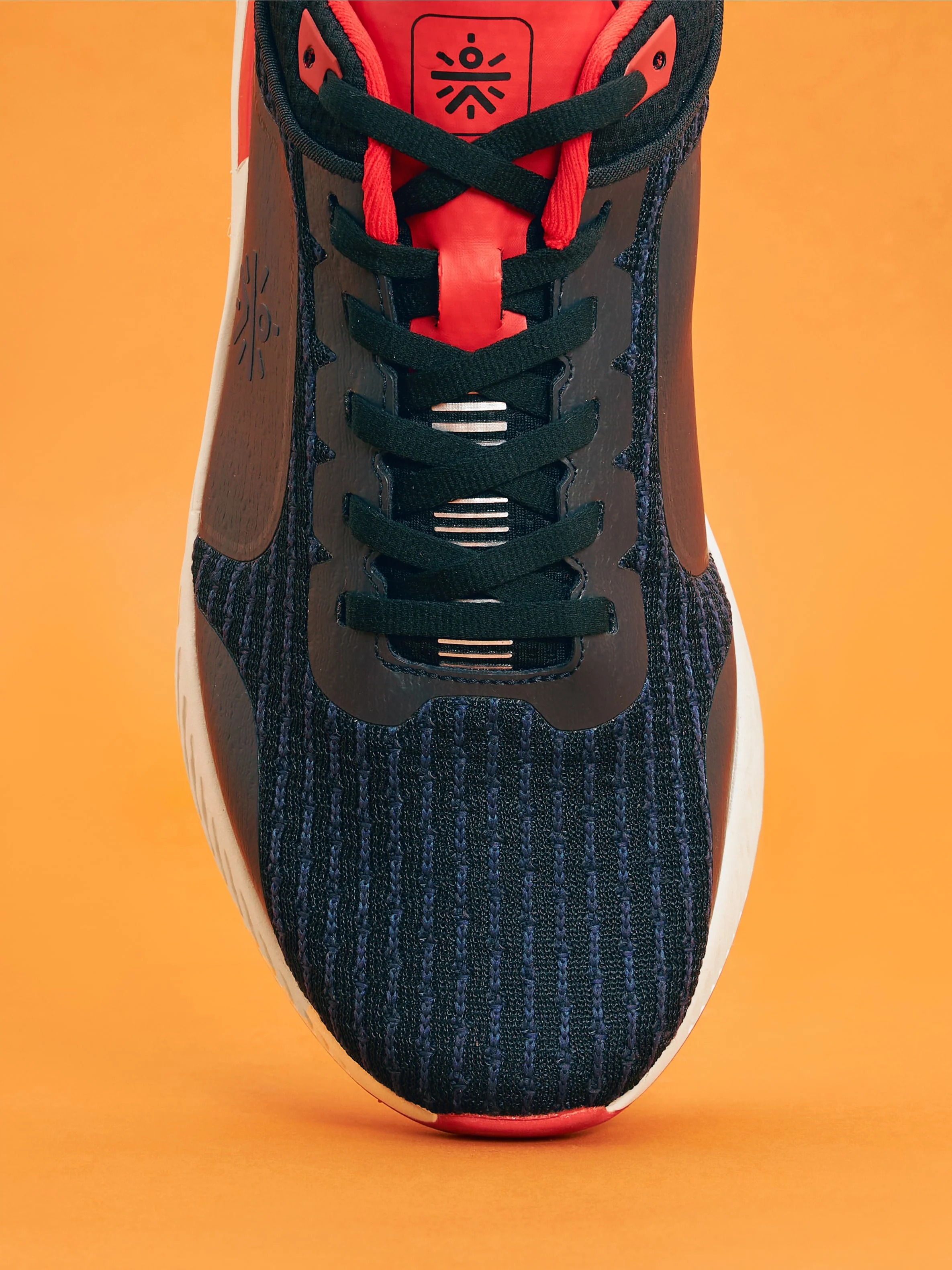 cult Versa Maze Men Running Shoes - Charcoal/Red - Image 6