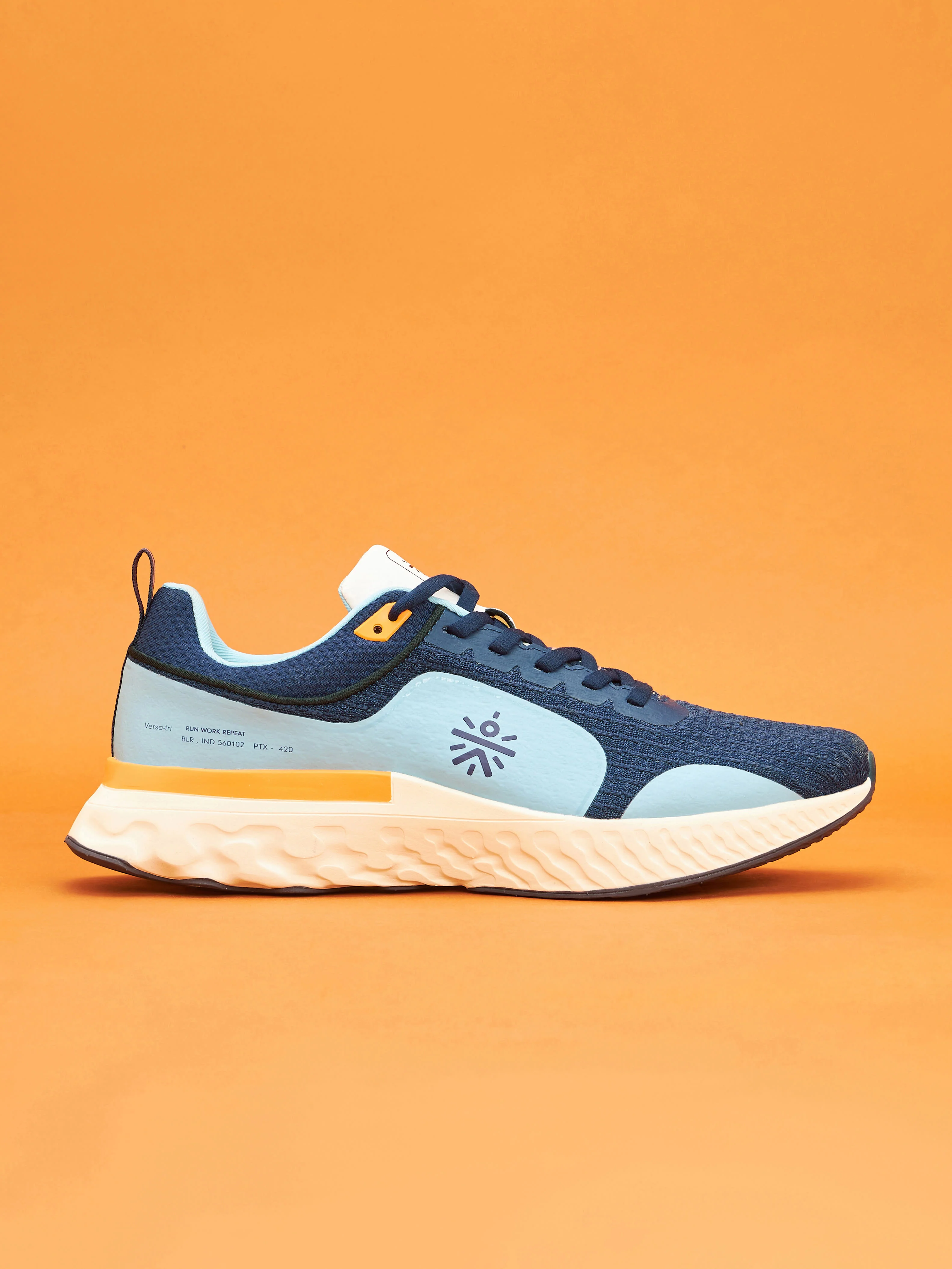 cult Versa Maze Men Running Shoes - Clay/Aqua - Image 2