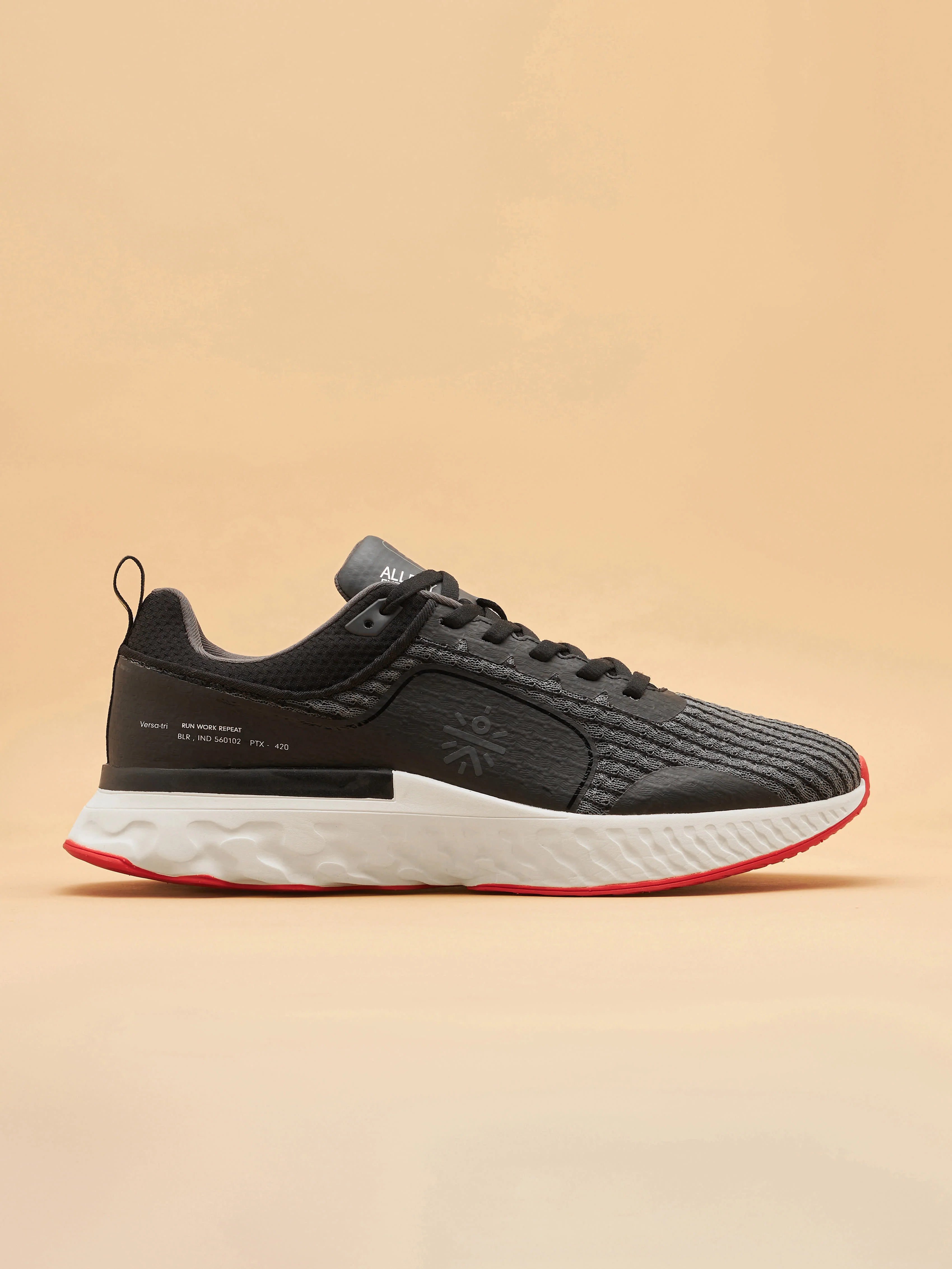 cult Versa Maze Men Running Shoes -  Black - Image 2