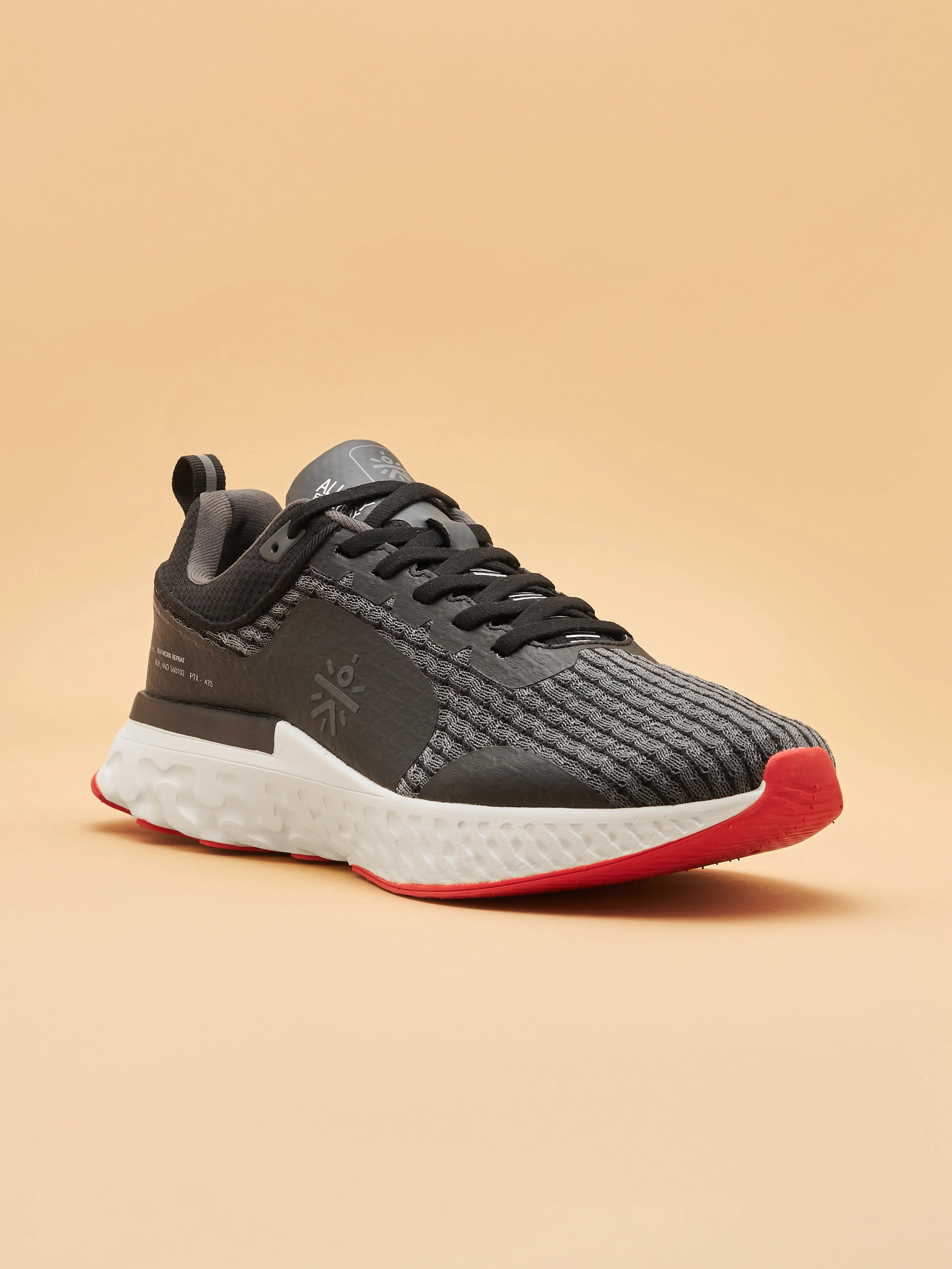 cult Versa Maze Men Running Shoes -  Black - Image 7