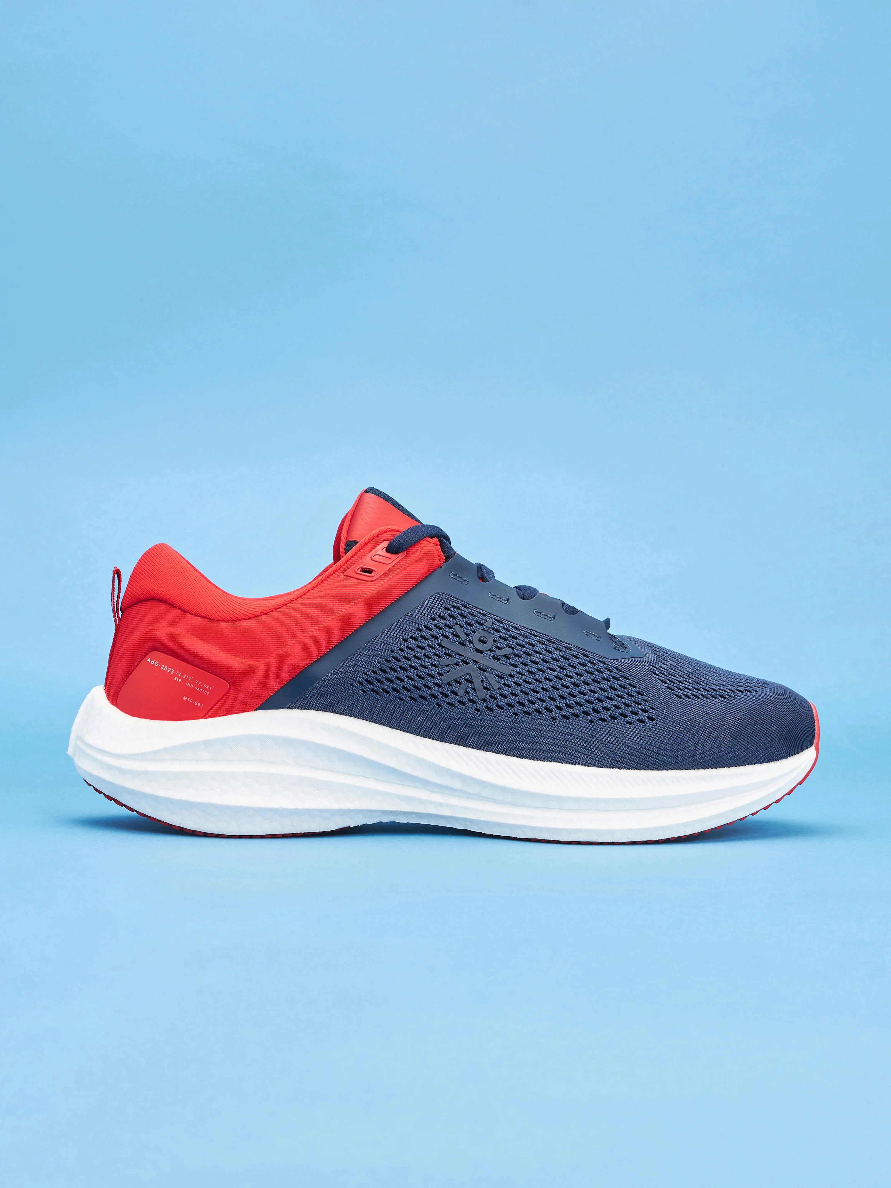 cult Versa Pulse Men Running Shoes - Navy/Red - Image 2
