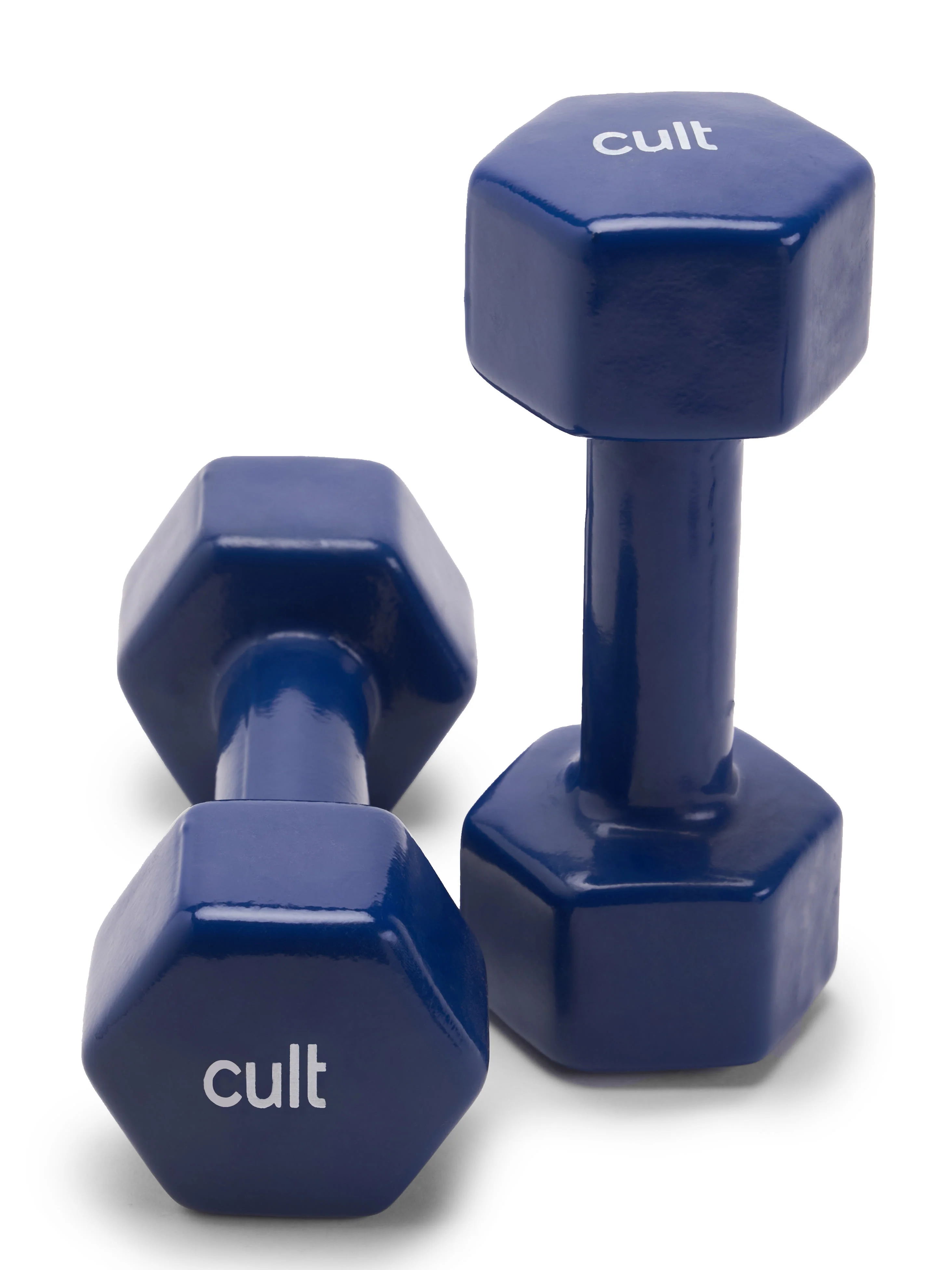 Vinyl Dumbbell 5Kg x 2 Blue - Image 4