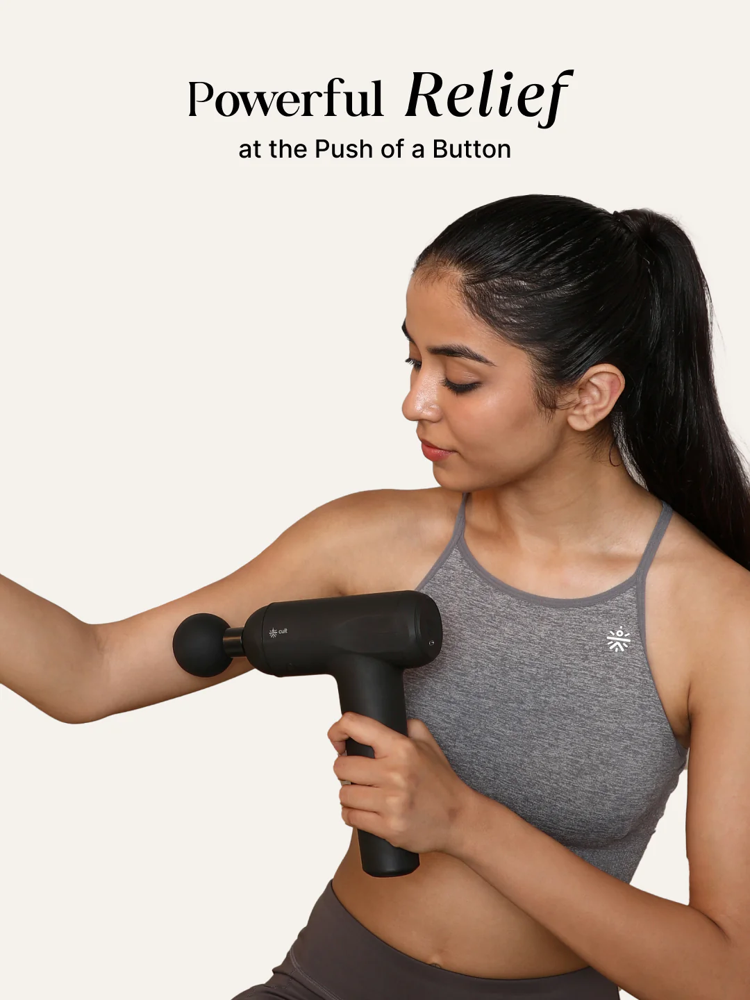 Cult Volt Neo Portable Massage Gun | 4000mAh Battery, Silicone Head, Muscle Pain Relief - Image 2