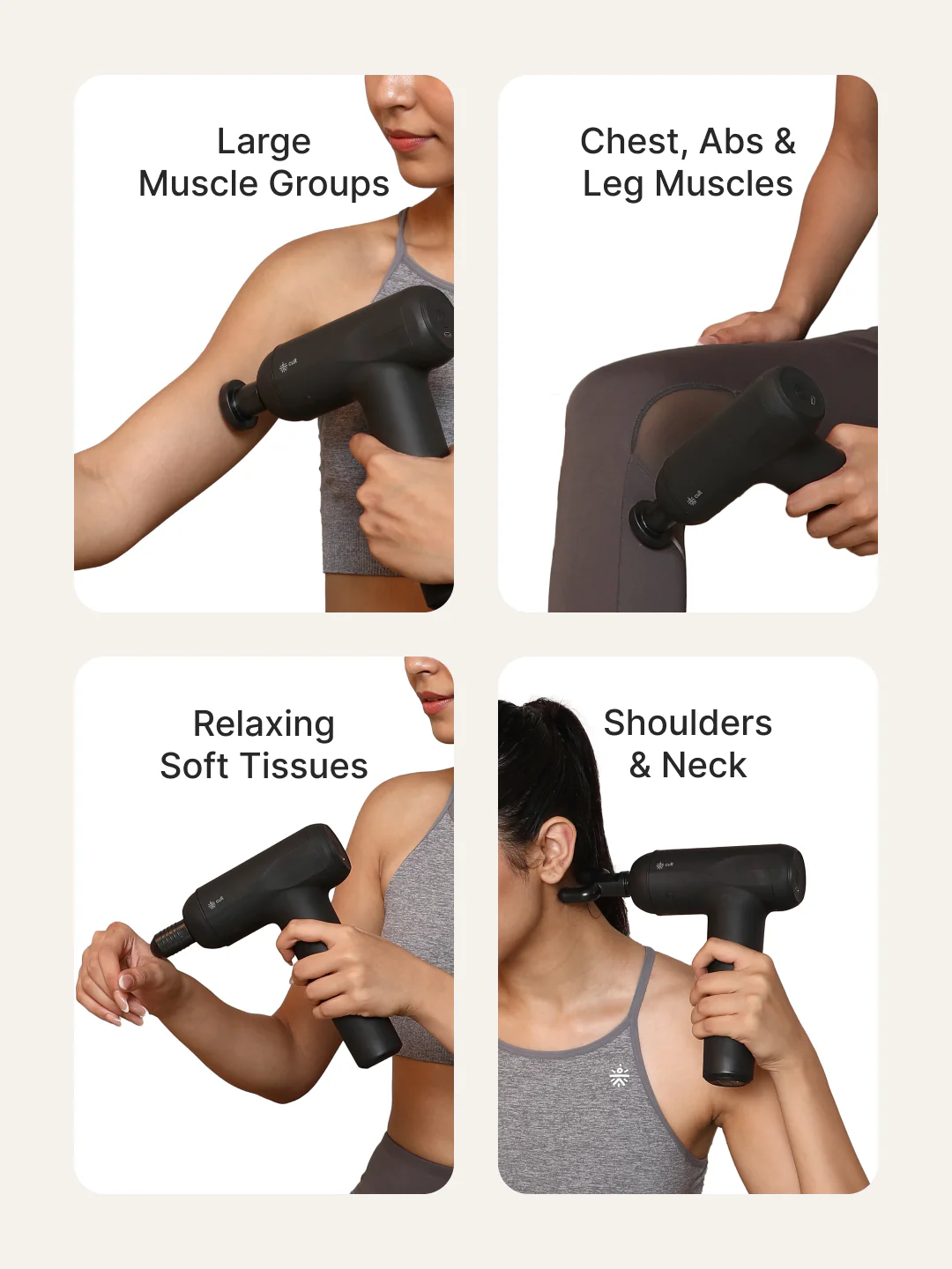 Cult Volt Neo Portable Massage Gun | 4000mAh Battery, Silicone Head, Muscle Pain Relief - Image 3