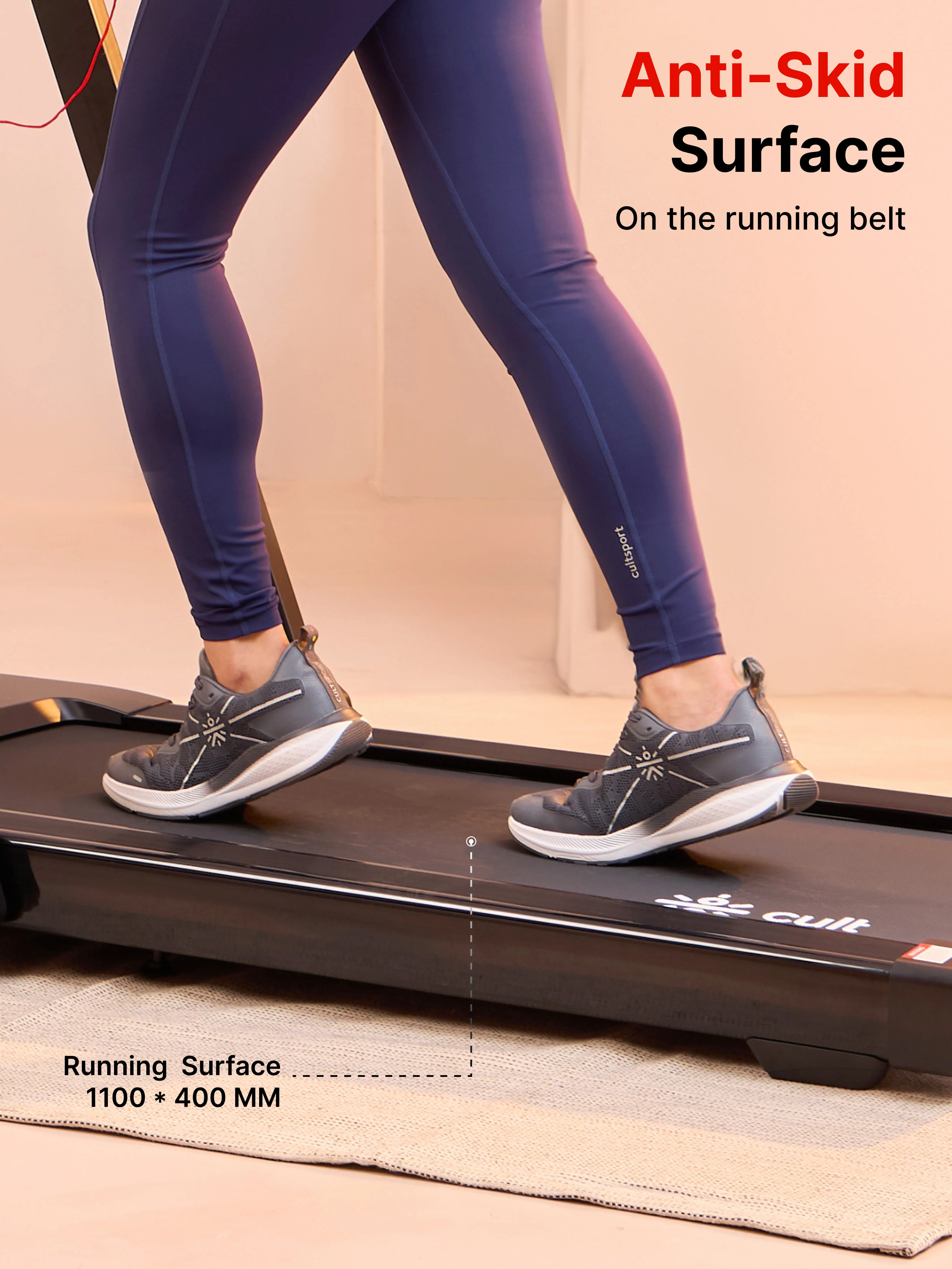 Walking pad Luxe 5HP Peak | Max Speed-14kmph | Max Weight-120kg With Remote Access | Walking Pad for Home Use (with 6 months extended warranty) - Image 6