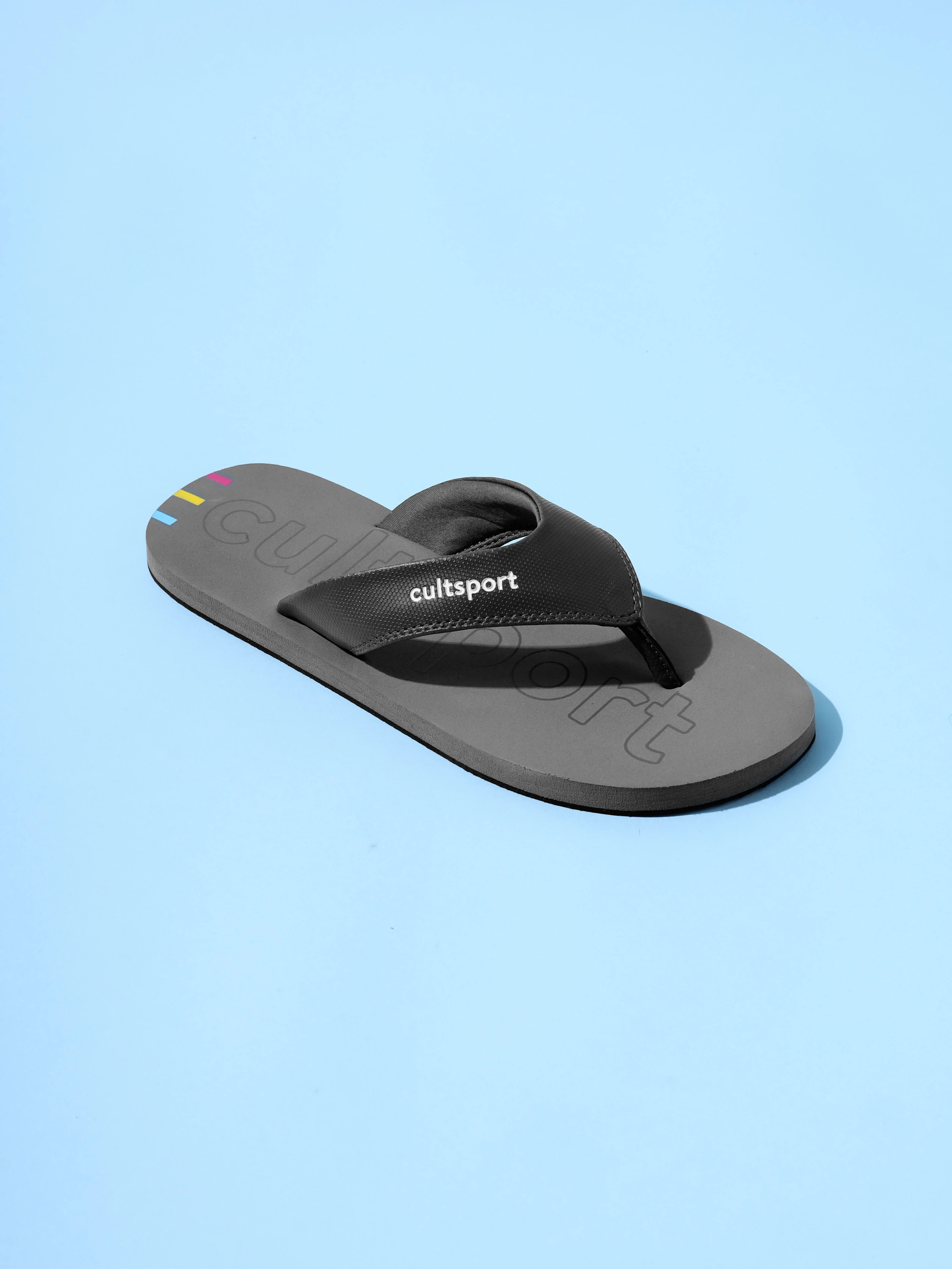 cult Glide Sweat Absorbing EVA Flip Flops - Dark Grey - Image 4