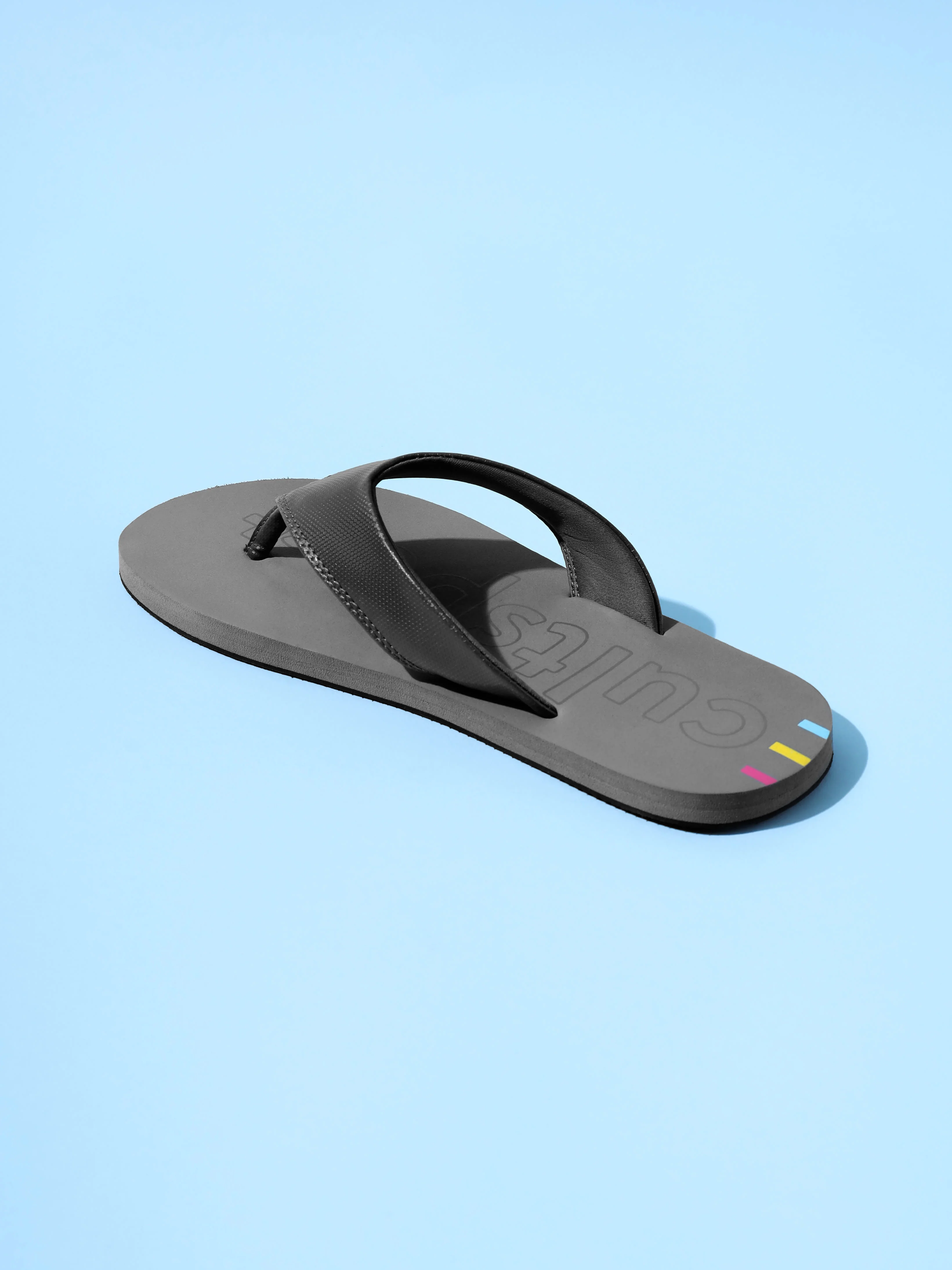 cult Glide Sweat Absorbing EVA Flip Flops - Dark Grey - Image 5