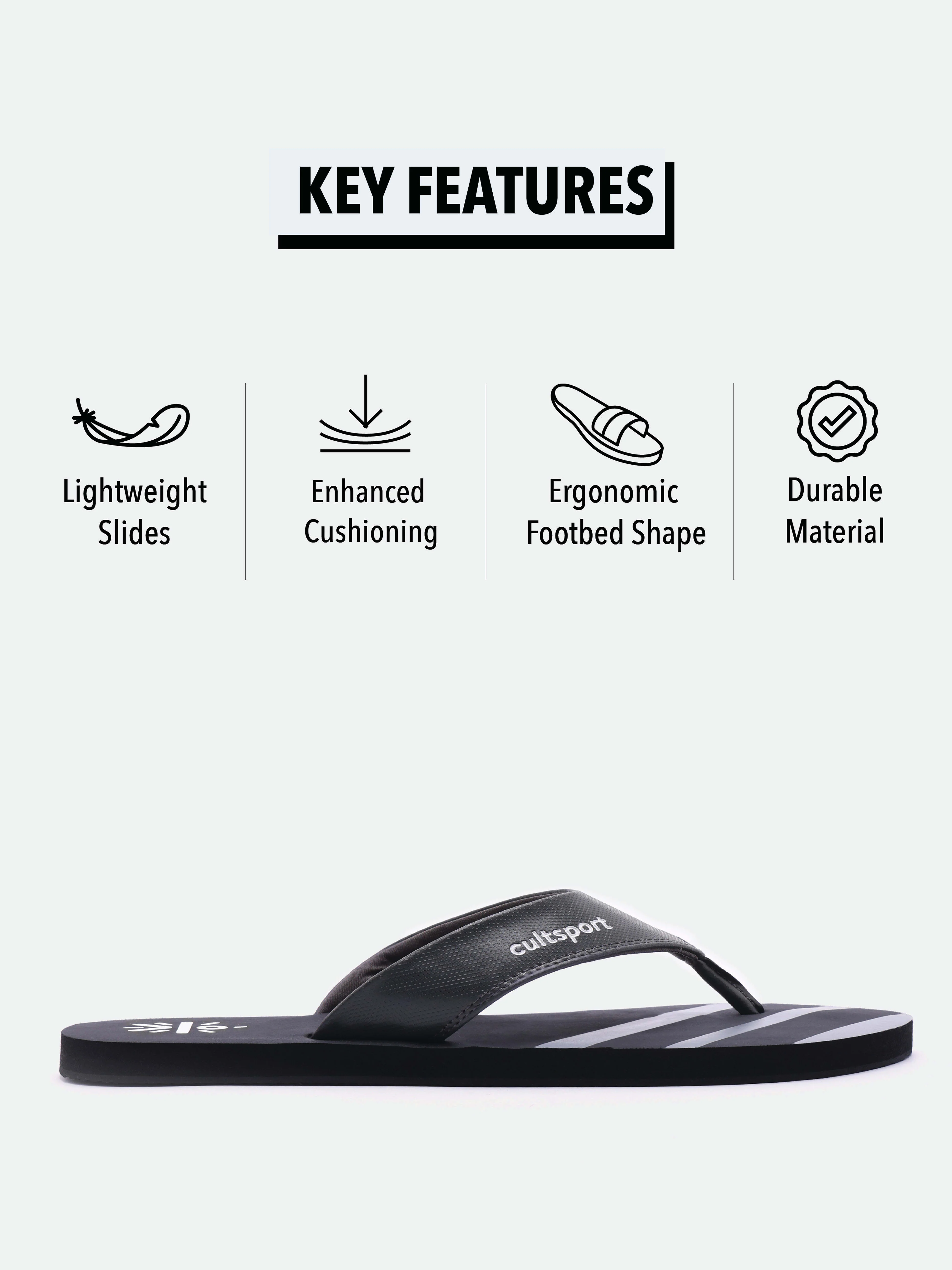 cult Wave Sweat Absorbing EVA Flip Flops - Image 3
