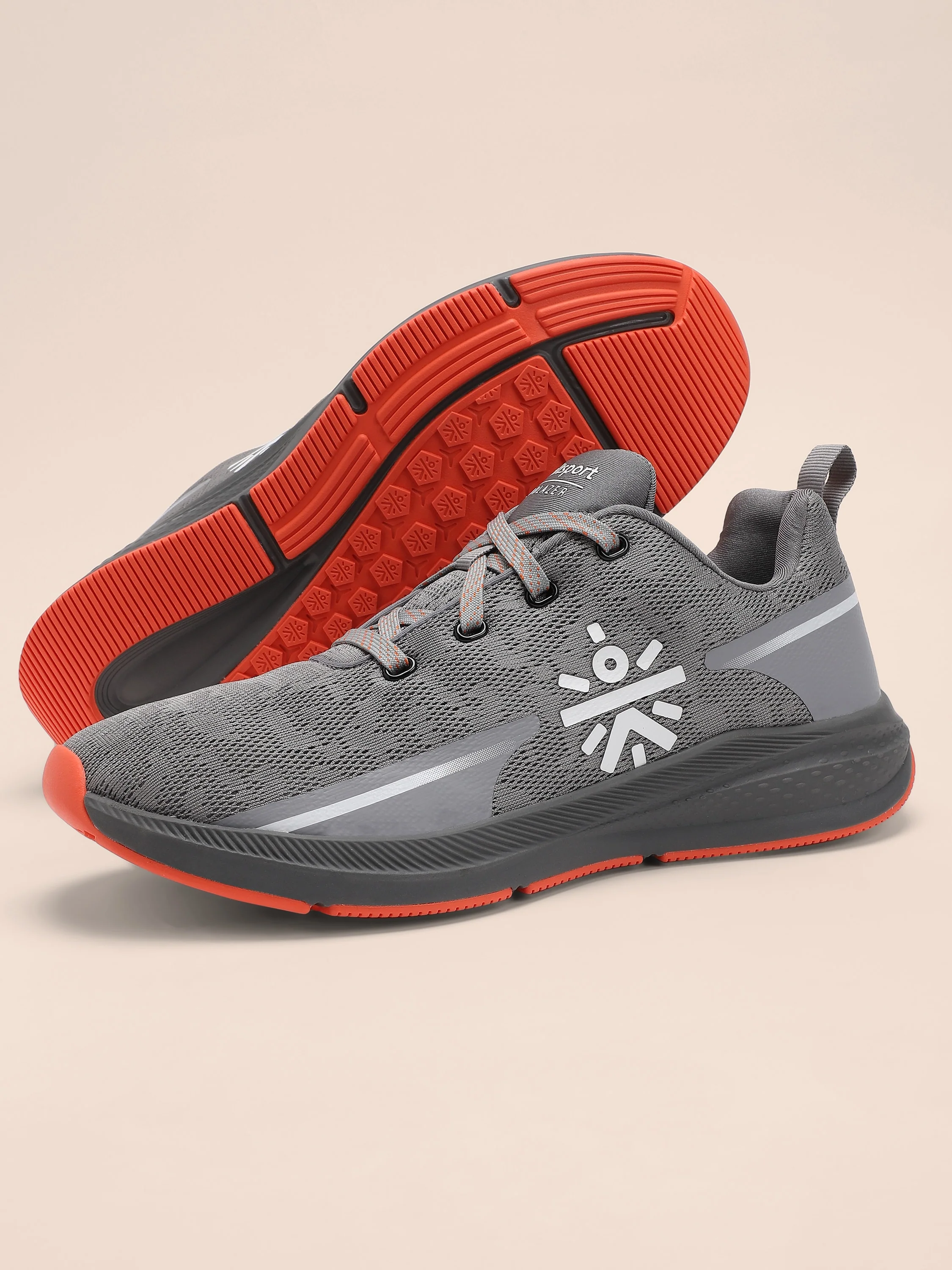 cult Windblazer Men Running Shoes - Grey/Orange - Image 10