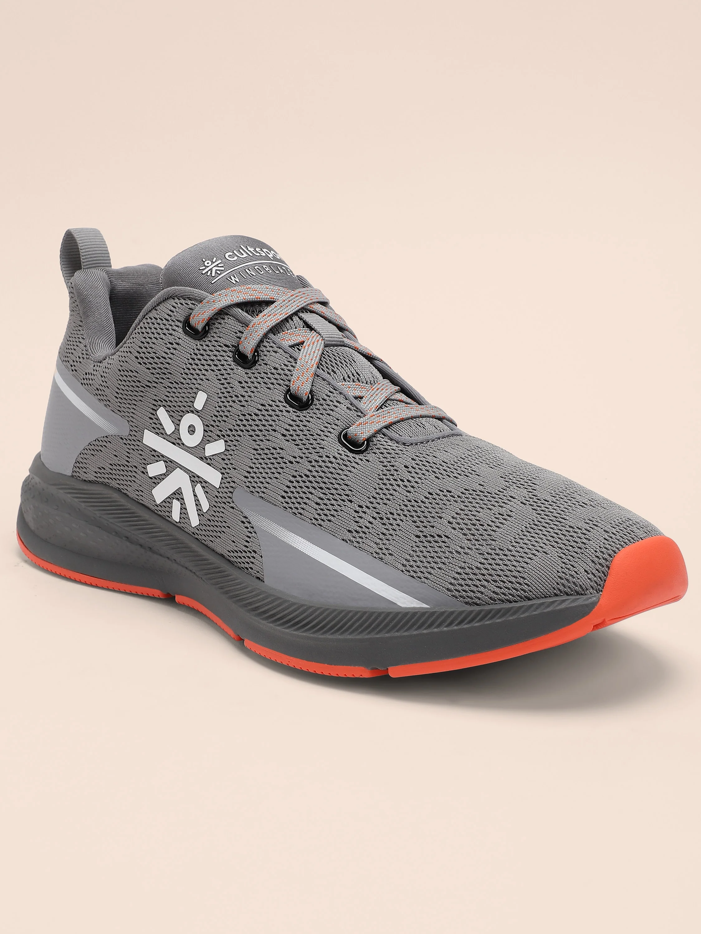 cult Windblazer Men Running Shoes - Grey/Orange - Image 4