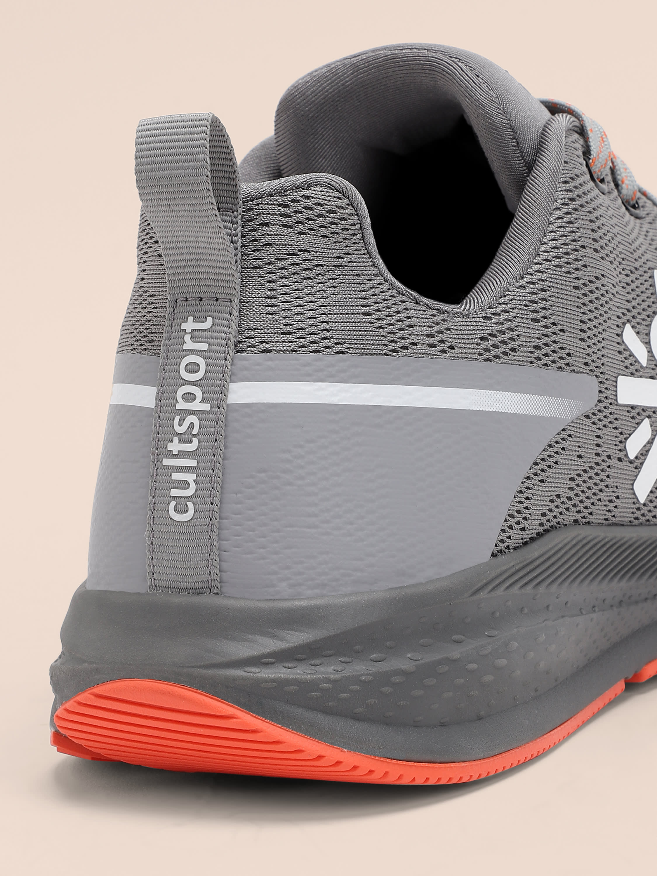 cult Windblazer Men Running Shoes - Grey/Orange - Image 7