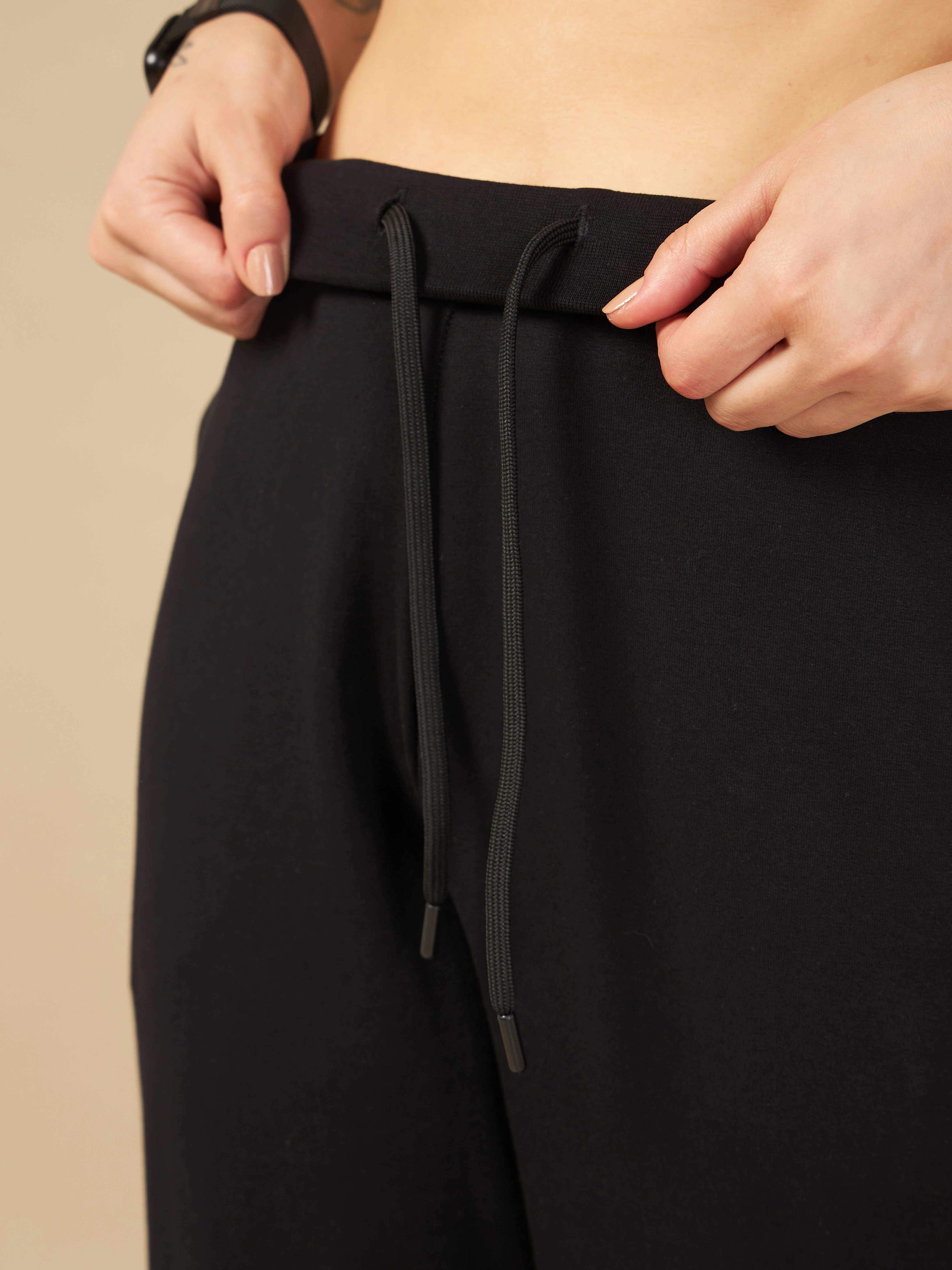 Women Black Cult Leisure Joggers - Image 6
