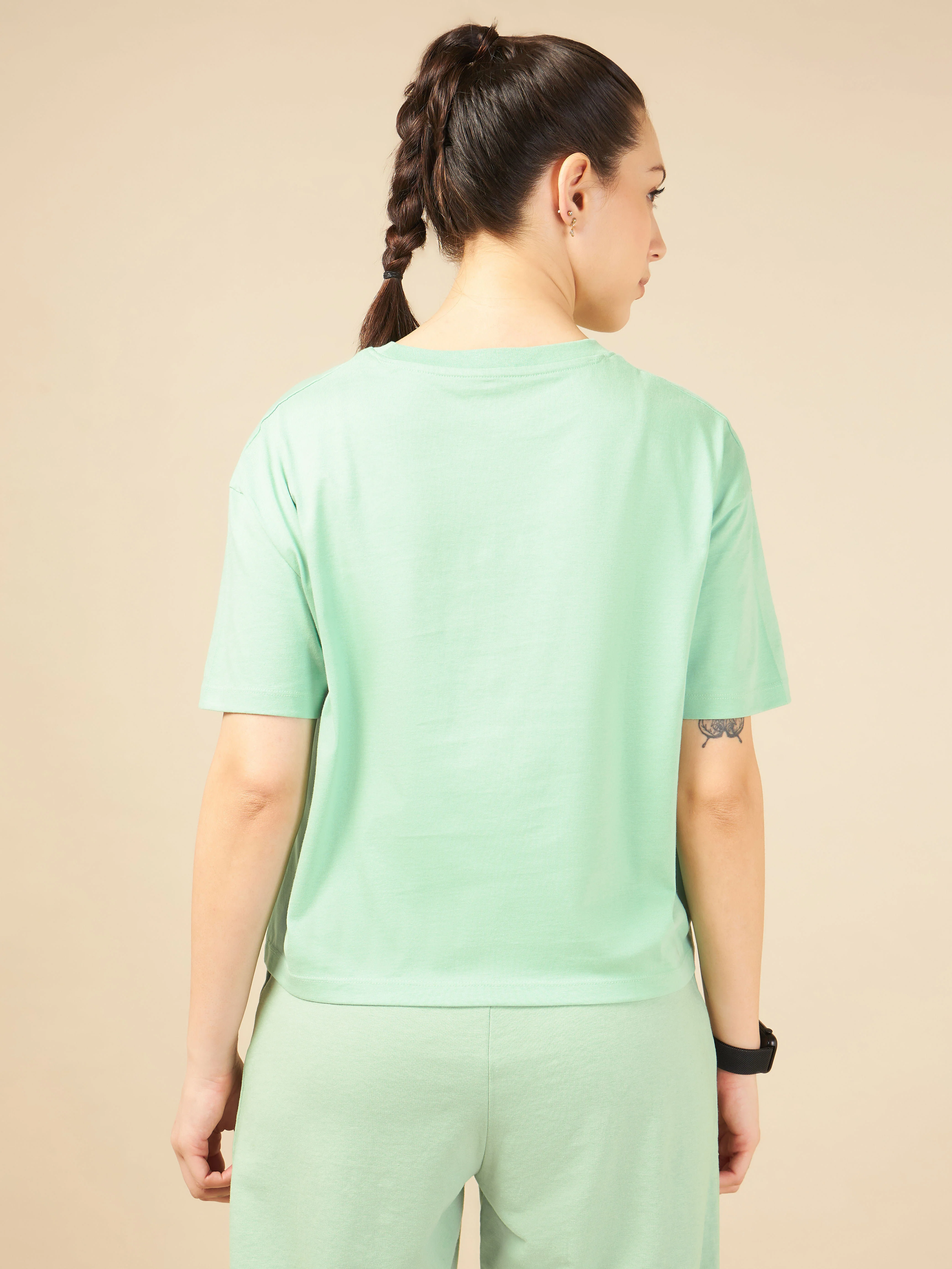 Women Green Cult club T-shirt - Image 5