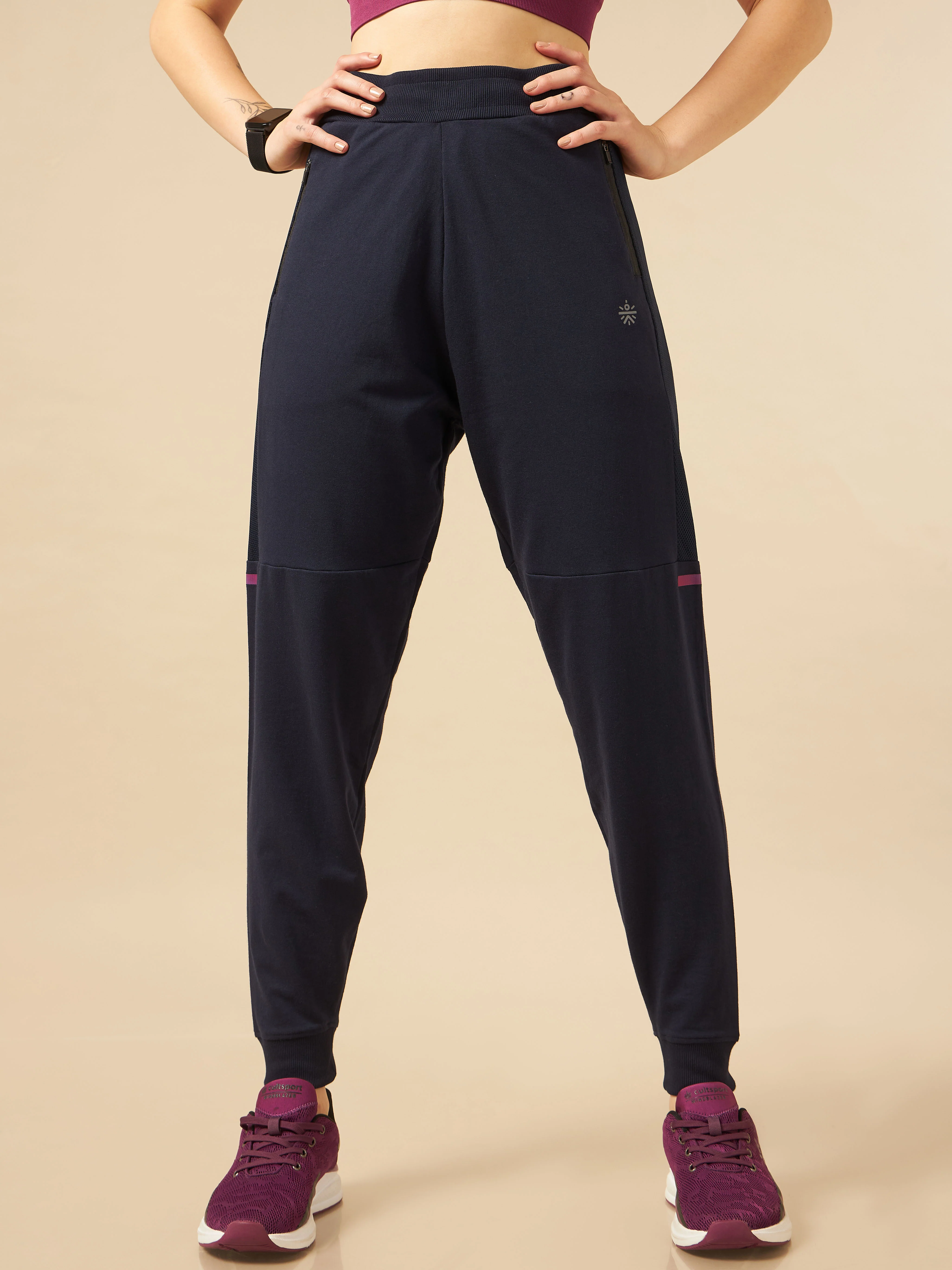 Women Navy Ultimate Train Joggers - Image 4