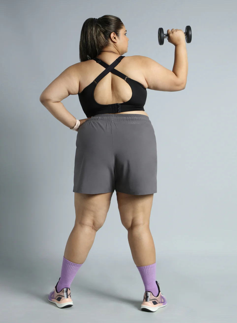Women's Adjustable Strap Training High Support Plus Size Sports Bra - Image 3