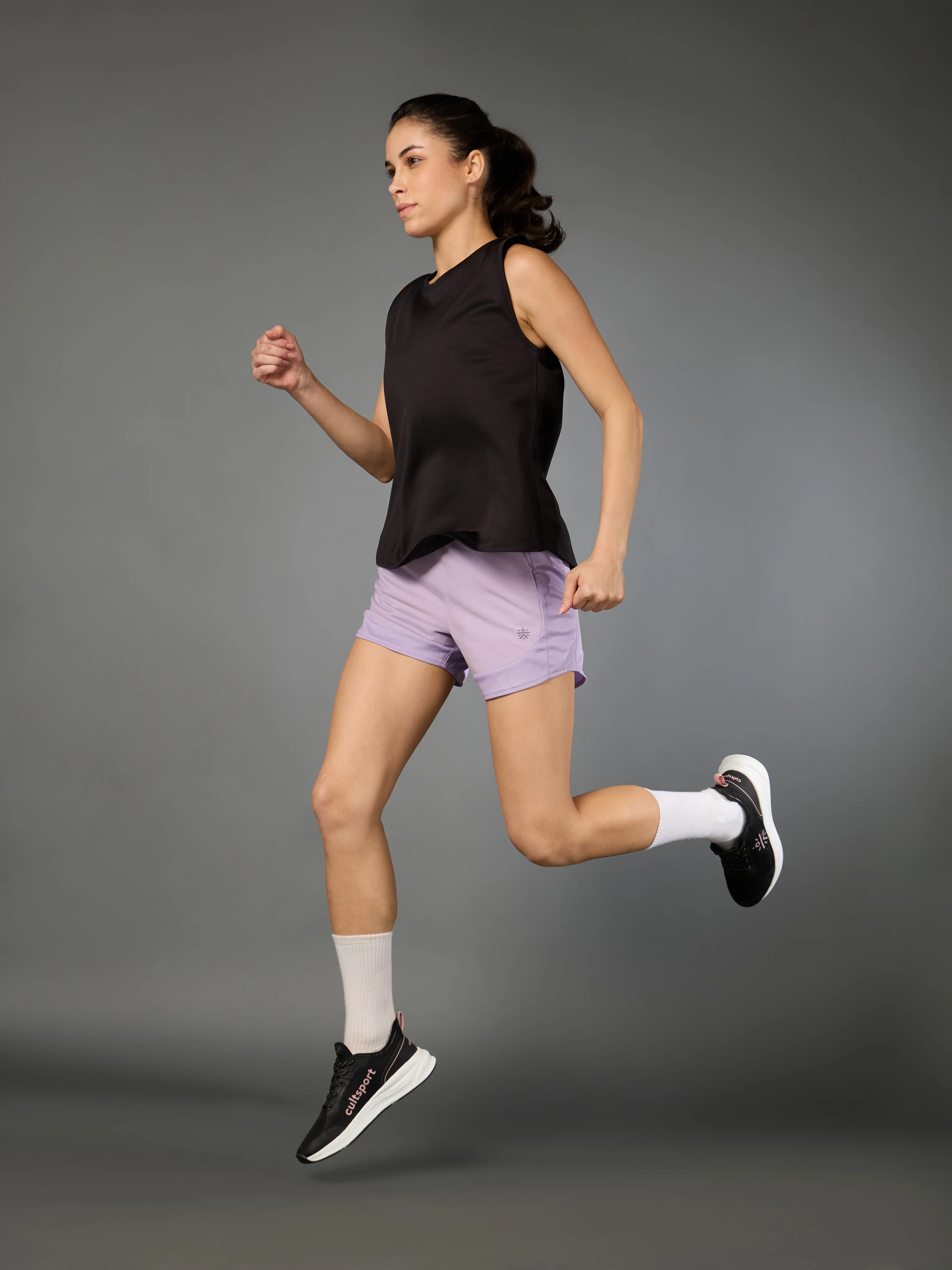 Women's All Day Active Black Tank - Image 2