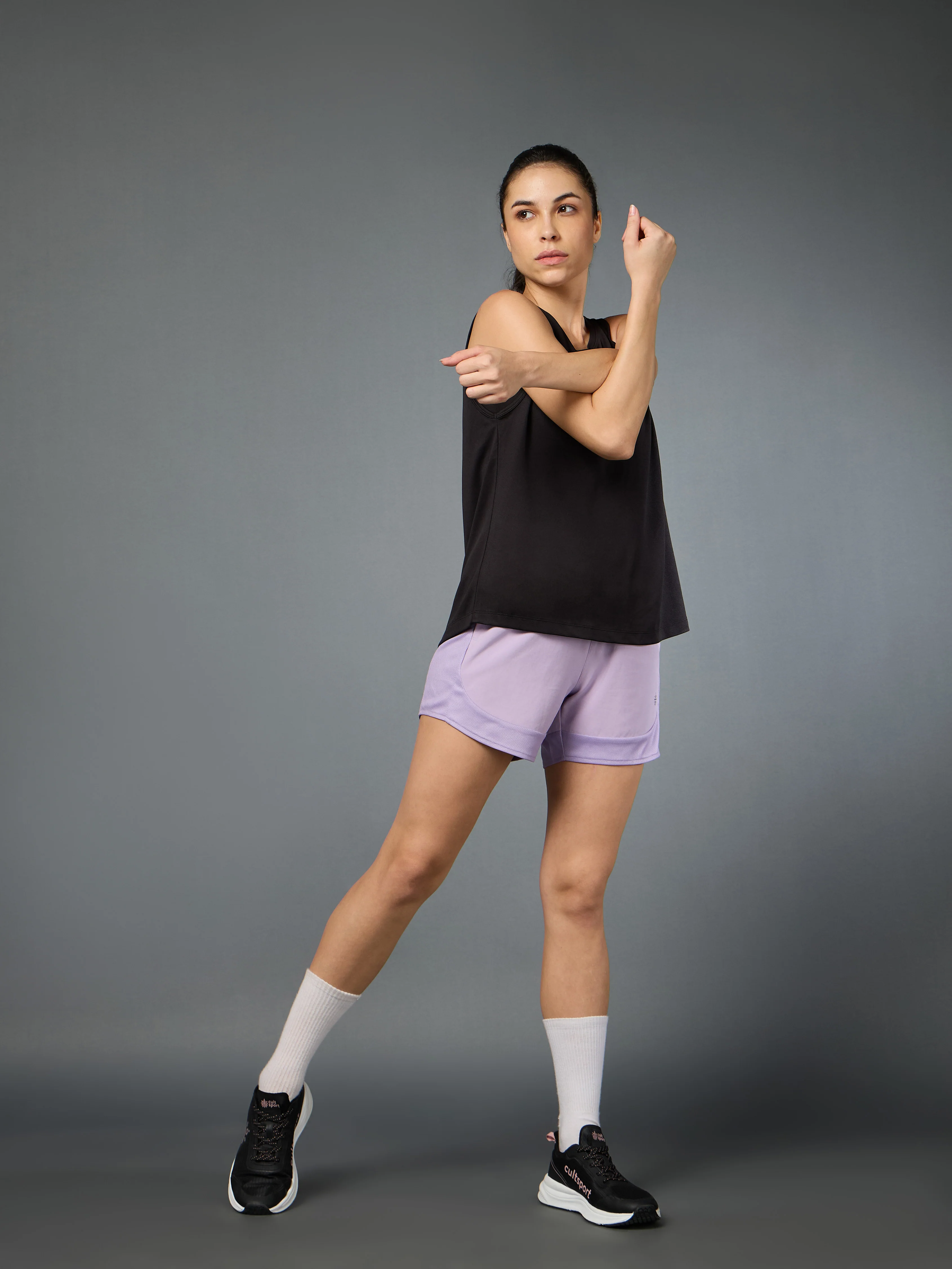 Women's All Day Active Black Tank - Image 3