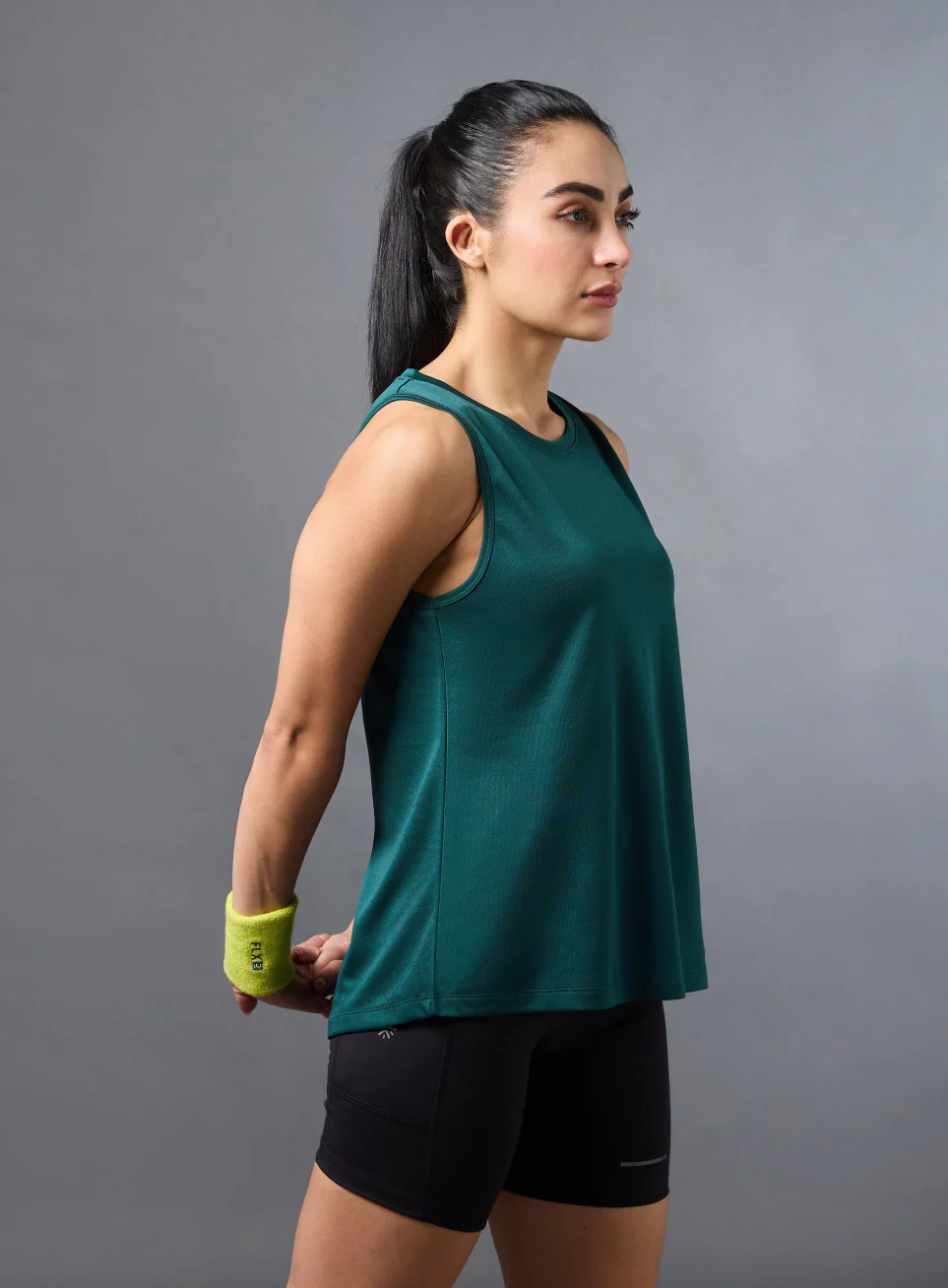 Women's All Day Active Teal Tank - Image 3