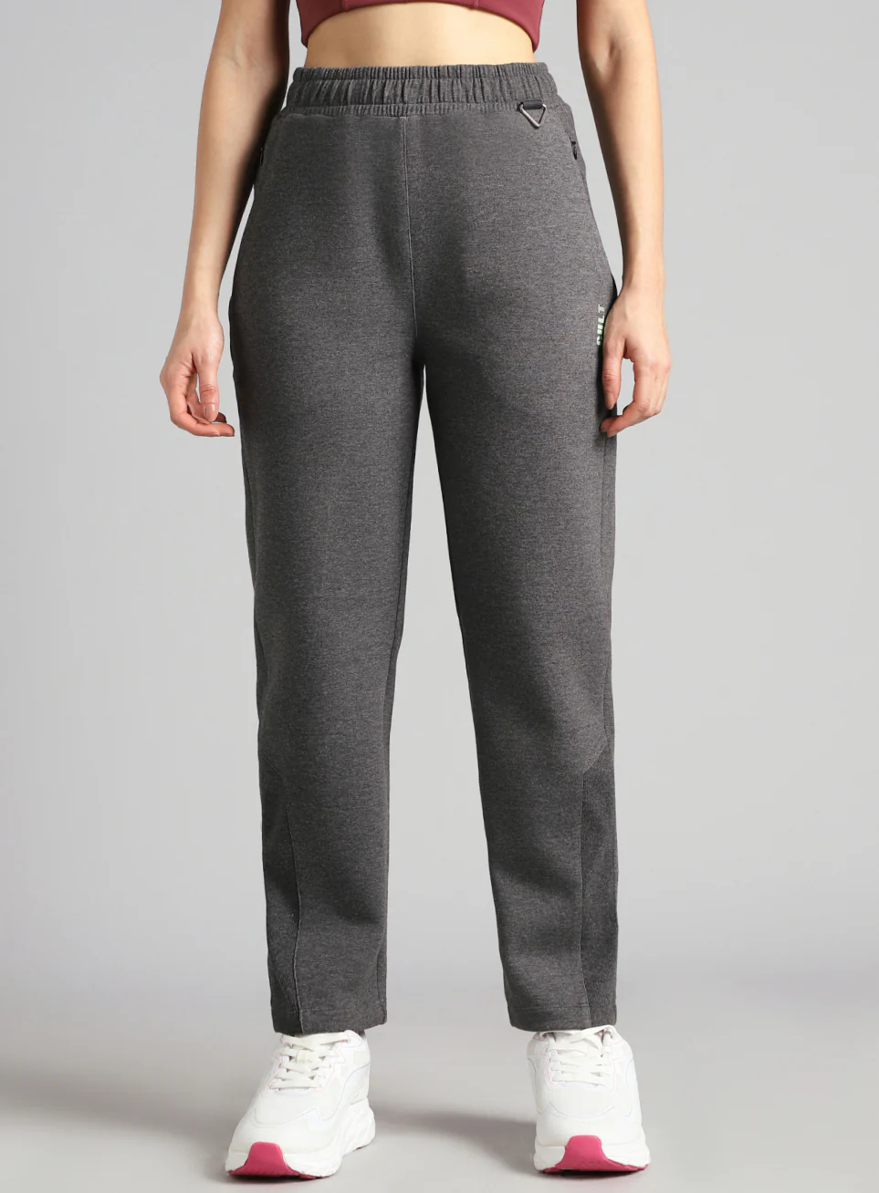 Women's Anthra Melange Urban Comfort Travel Pants - Image 4