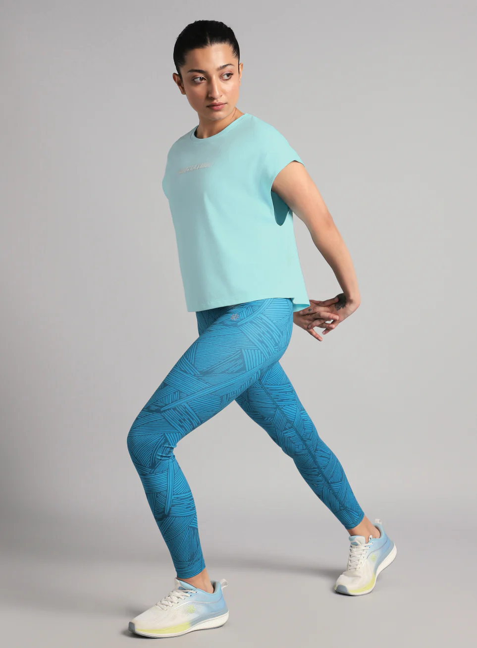 Women's Aqua Muscle Ease Boxy Fit T-shirt - Image 3