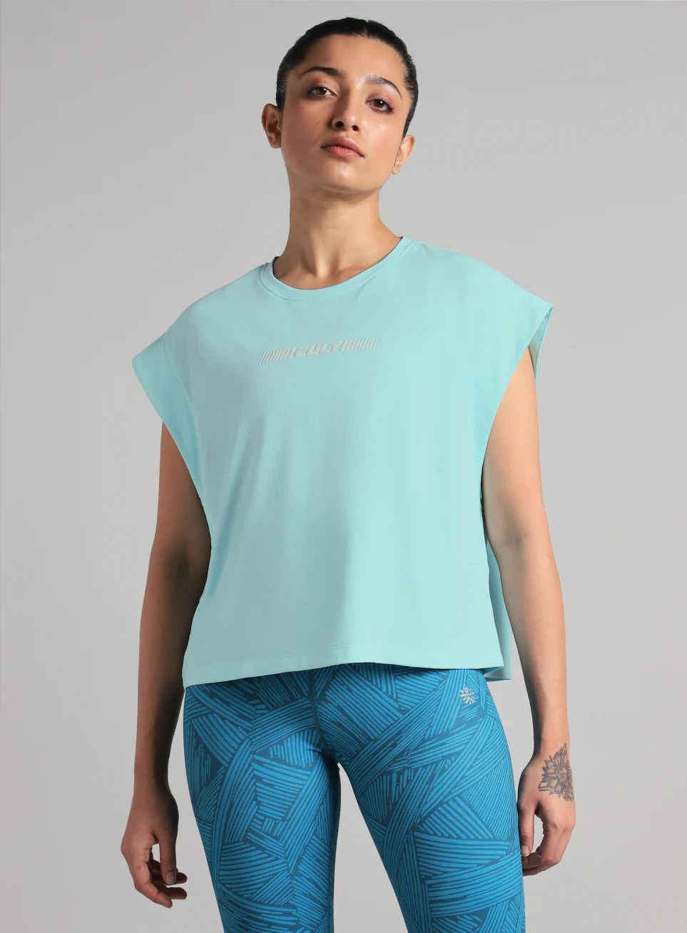 Women's Aqua Muscle Ease Boxy Fit T-shirt - Image 4