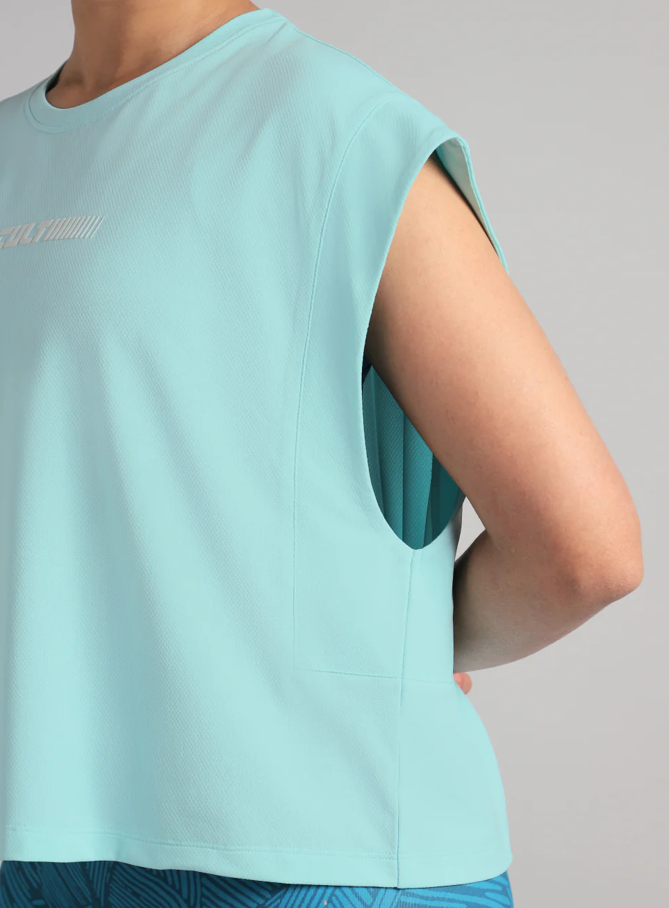 Women's Aqua Muscle Ease Boxy Fit T-shirt - Image 8