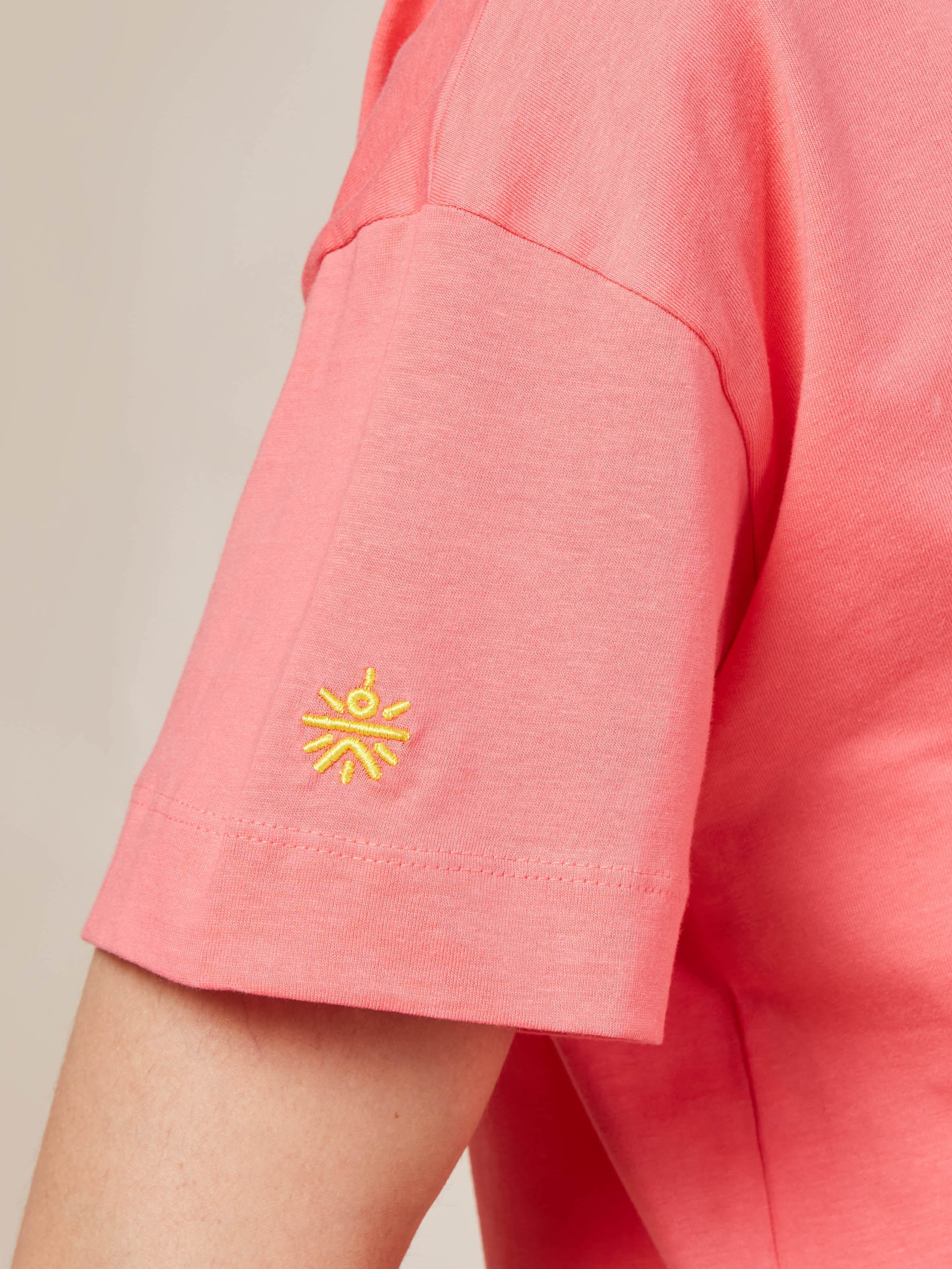 Women's Ath. Club Pink Printed T-shirt - Image 5