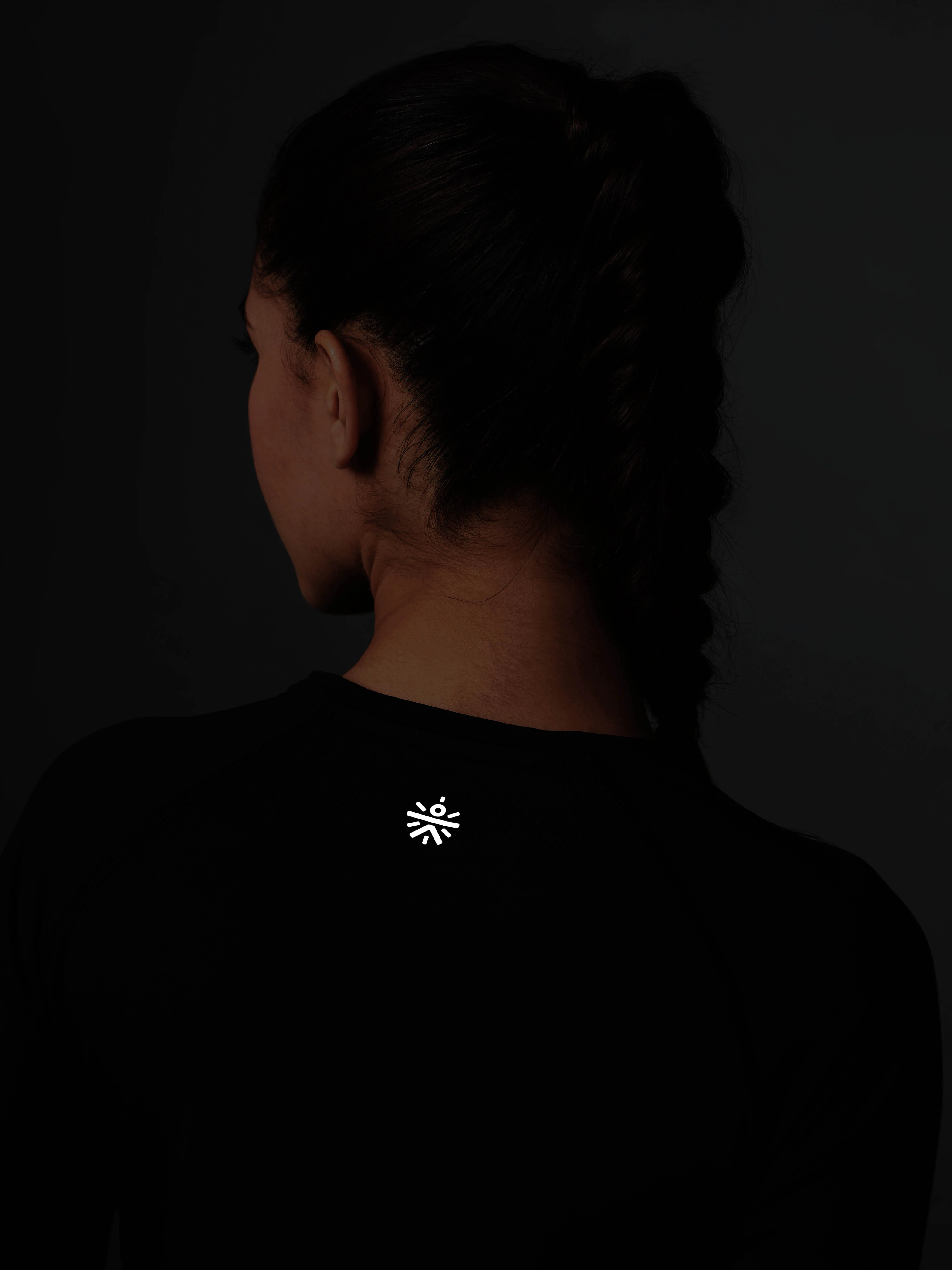 Women's Base Layer Black Compression Running Top - Image 9