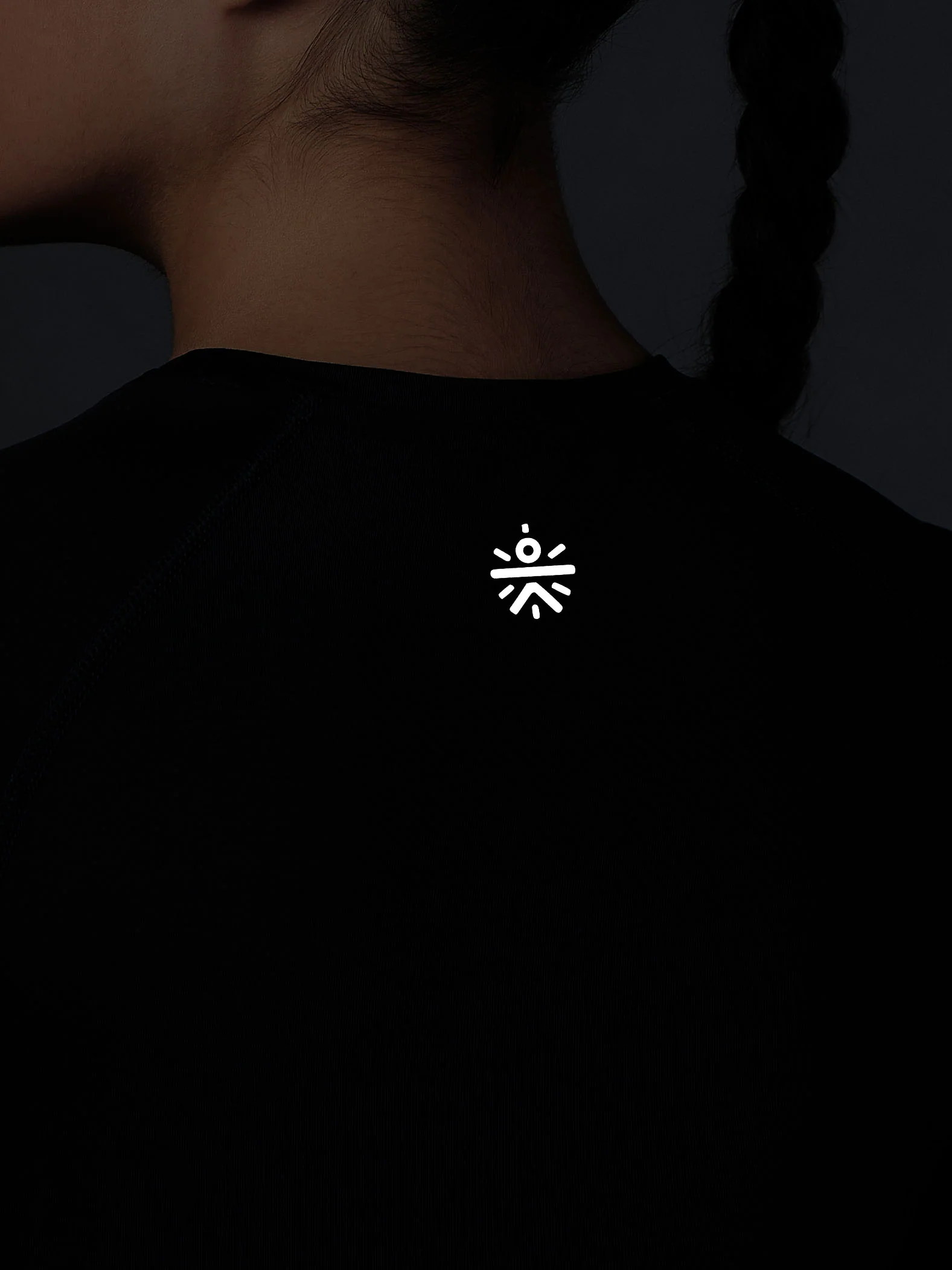 Women's Base Layer Navy Compression Running Top - Image 8
