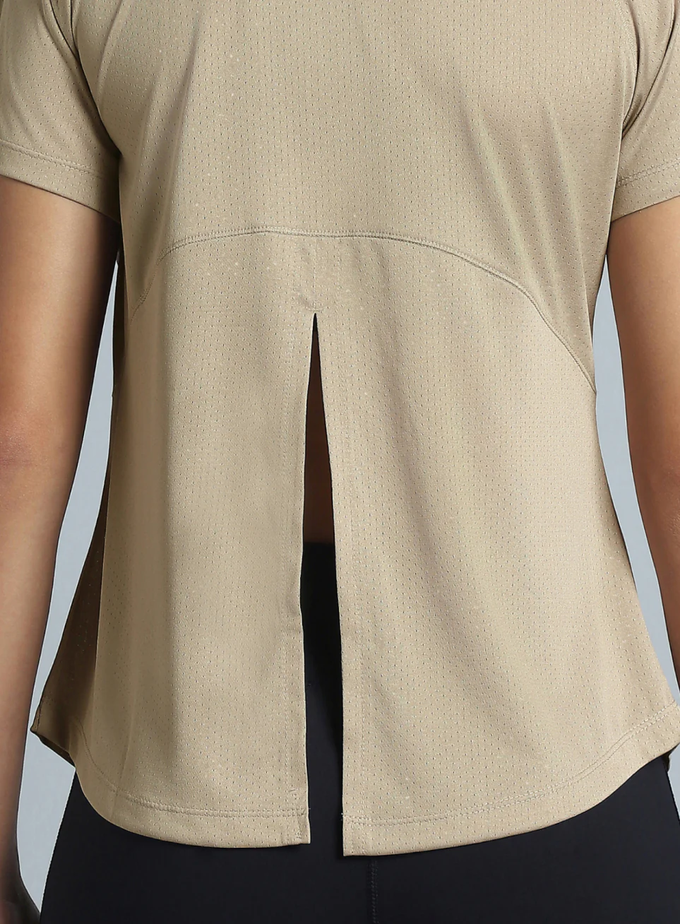 Women's Beige Flow HIIT Top - Image 9