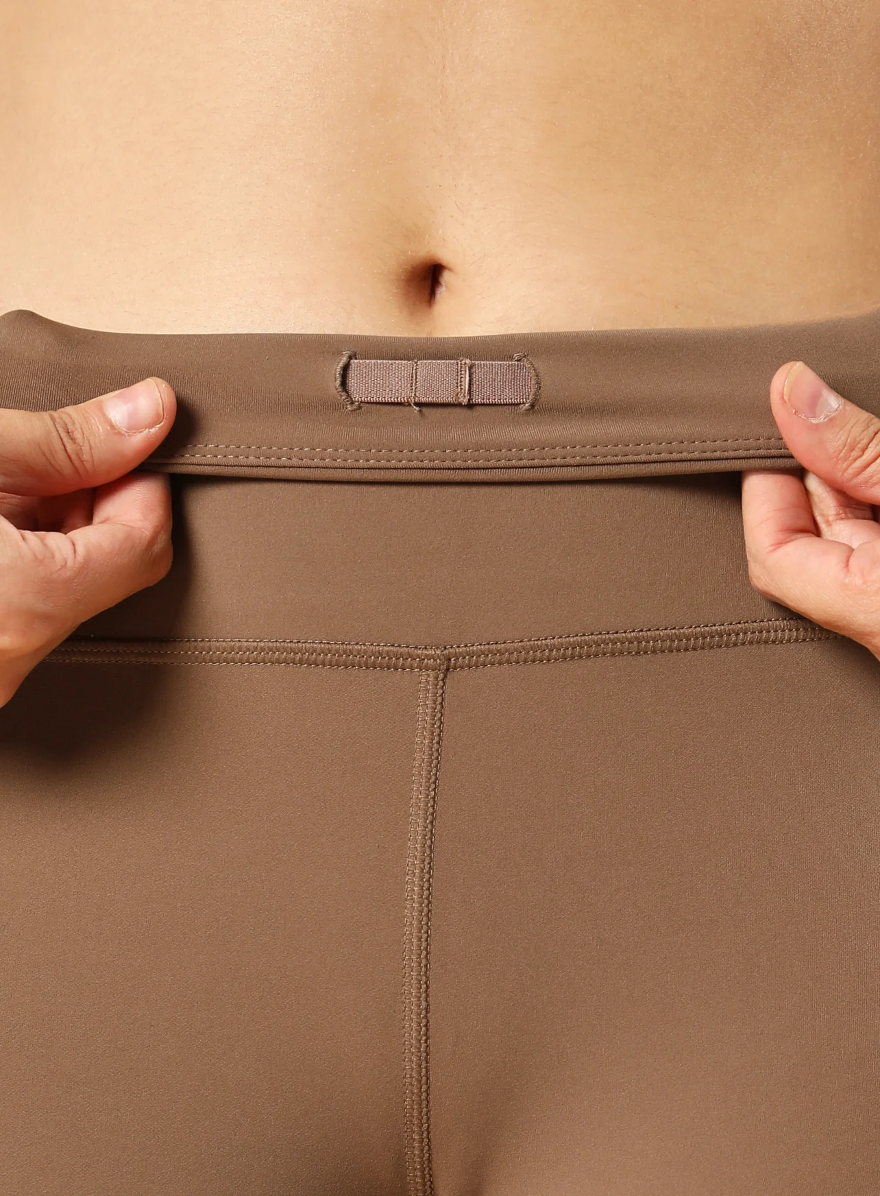 Women's Beige Train In Workout COMFlex Tights - Image 9