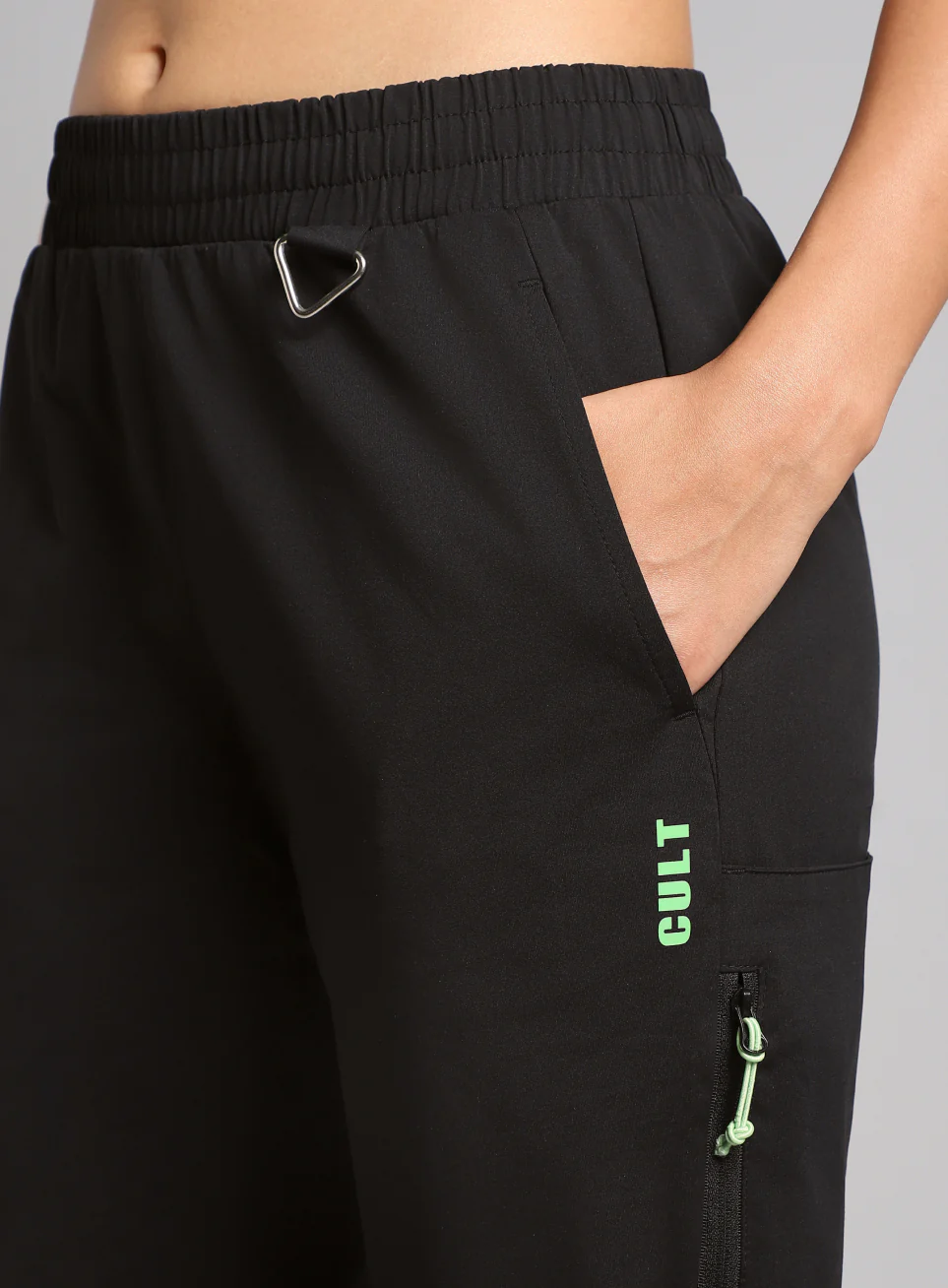 Women's Black Airport Travel Joggers - Image 11