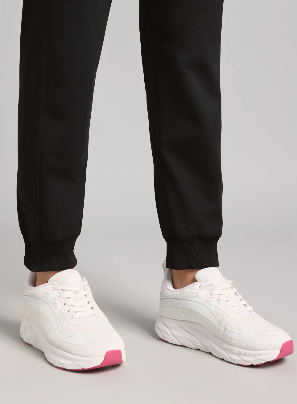 Women's Black Airport Travel Joggers - Image 13