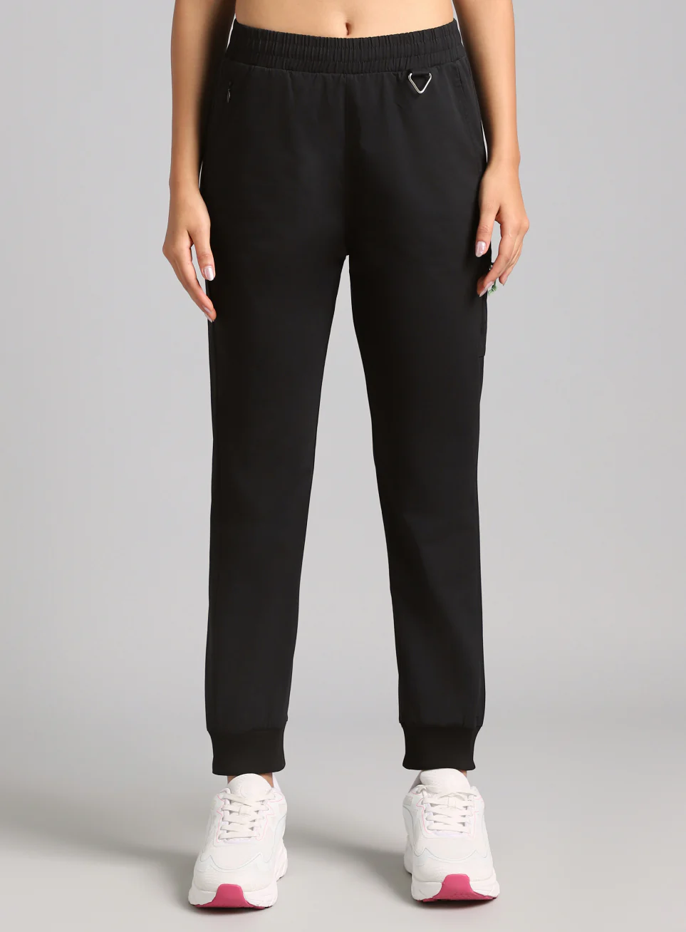 Women's Black Airport Travel Joggers - Image 4