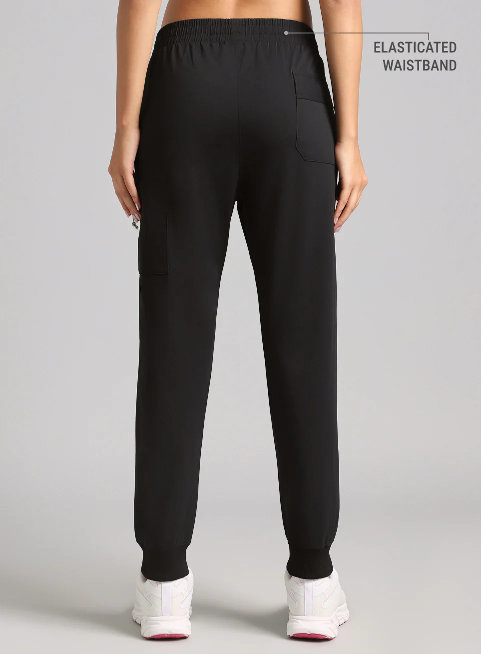 Women's Black Airport Travel Joggers - Image 6