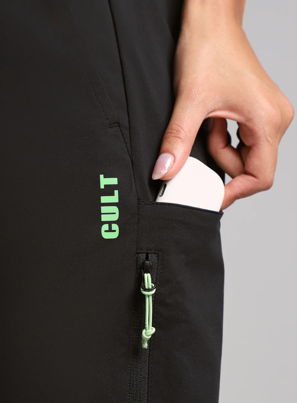 Women's Black Airport Travel Joggers - Image 9