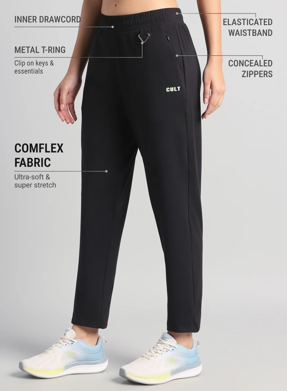 Women's Black All Day Travel Pants - Image 5