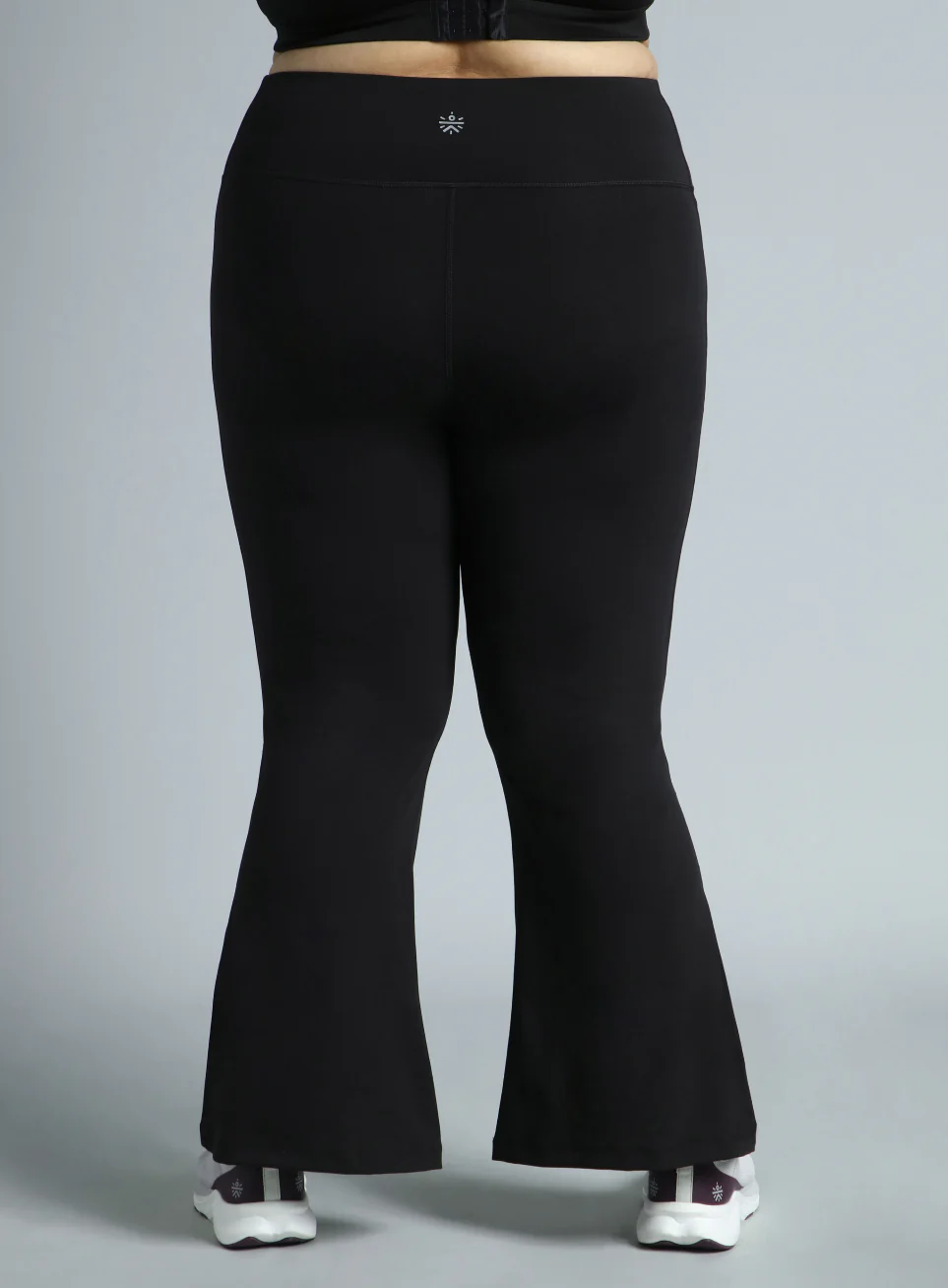 Women's Black All Format Training Plus Size Flared Pants - Image 6