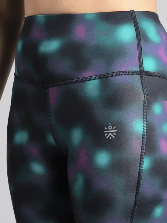 Women's Black AOP Runner's Pro COMFLlex Tights - Image 8