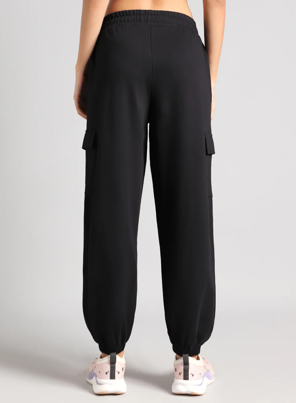 Women's Black Beyond Play Cargo Joggers - Image 6