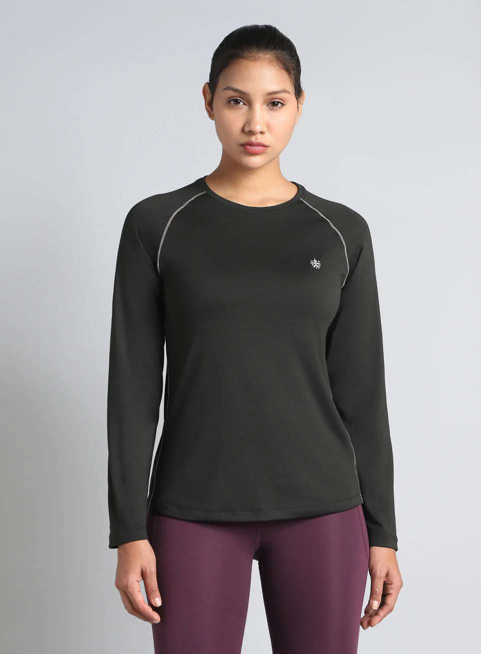Women's Black Build Up Performance Recycled Poly T-shirt - Image 4
