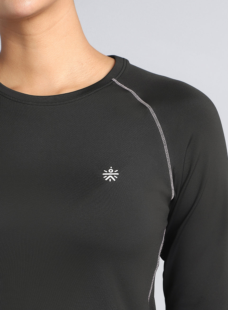 Women's Black Build Up Performance Recycled Poly T-shirt - Image 7