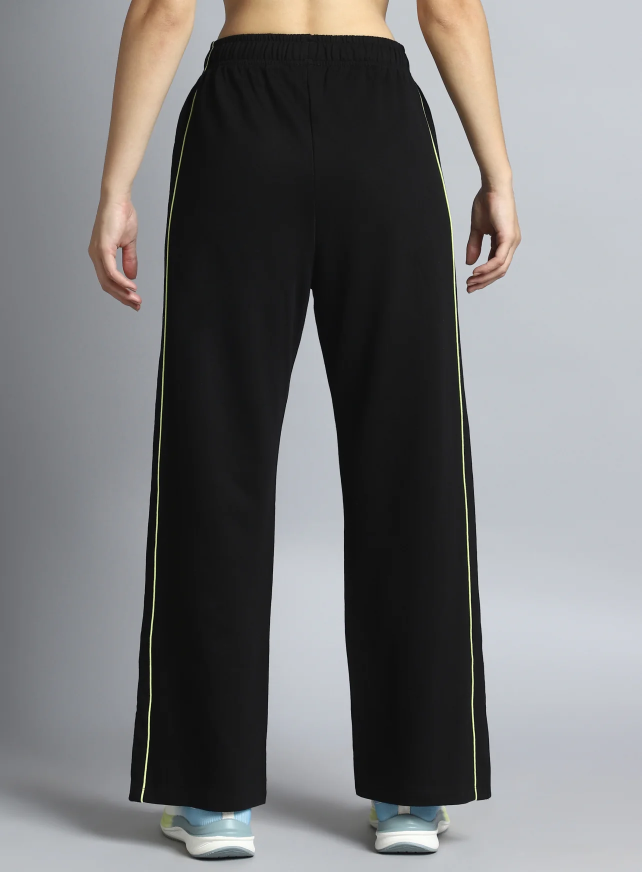 Women's Black Community Straight Trackpants - Image 6