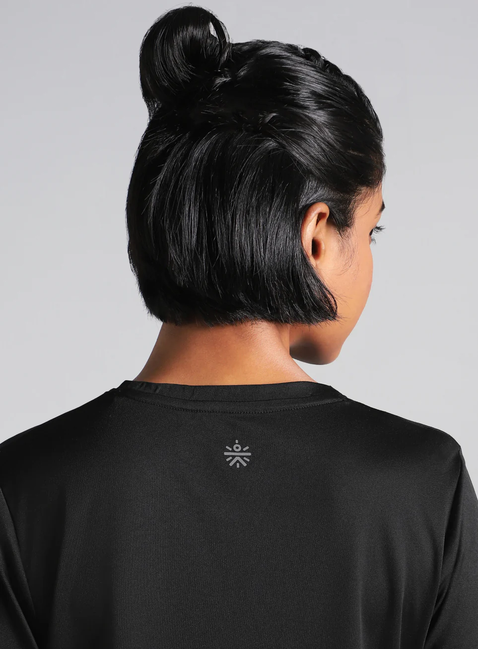 Women's Black Contour Print T-shirt - Image 9