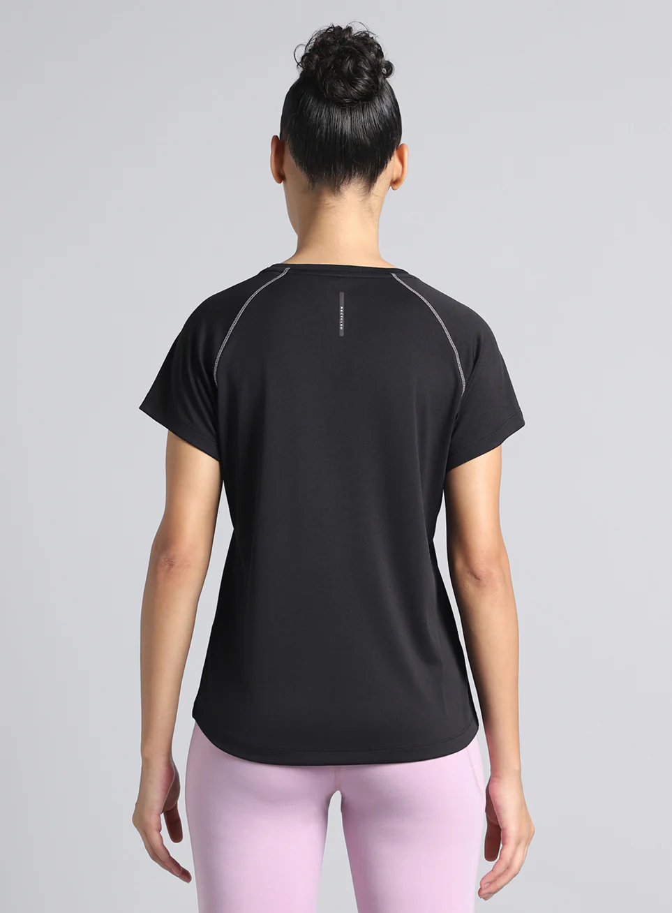 Women's Black Cult Branded Recycled Poly Performance T-shirt - Image 6