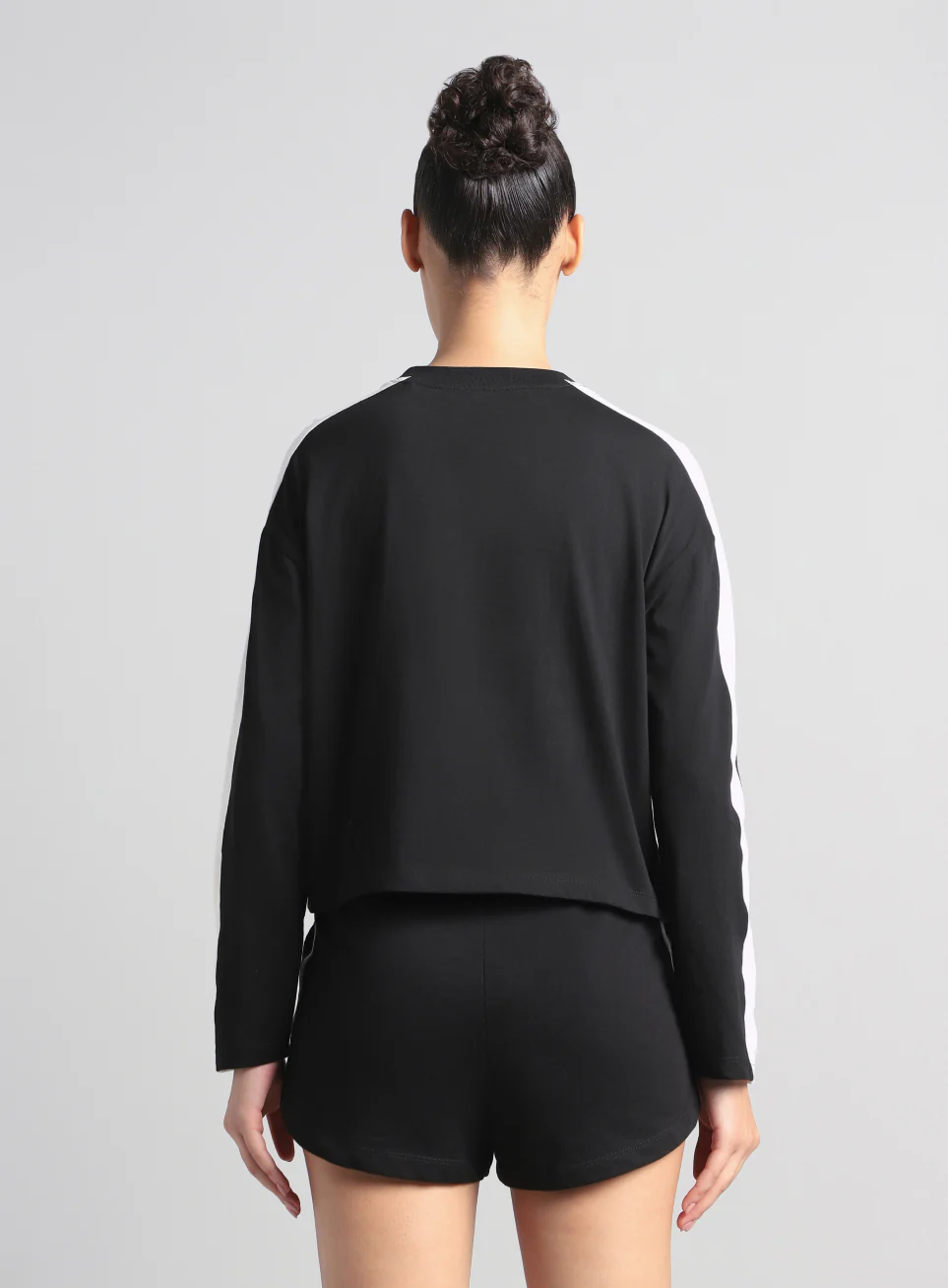 Women's Black Cult Sporty Full Sleeve T-shirt - Image 6