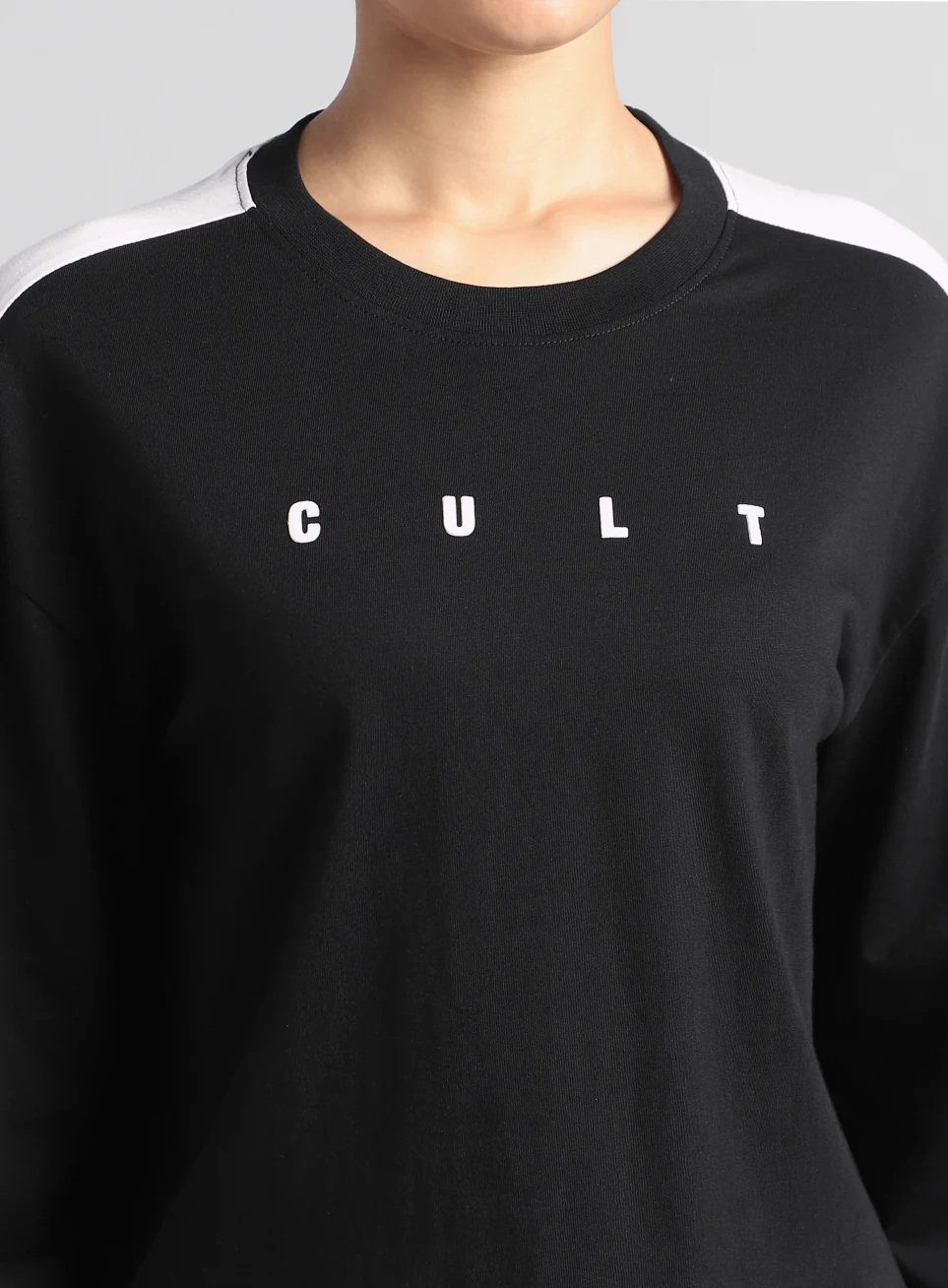 Women's Black Cult Sporty Full Sleeve T-shirt - Image 7