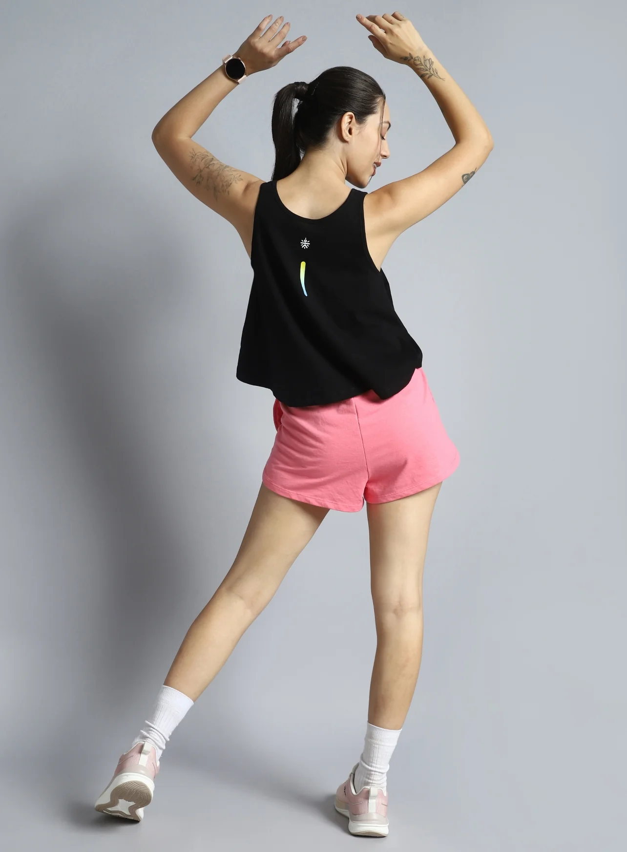 Women's Black Dance Flow Tank - Image 3