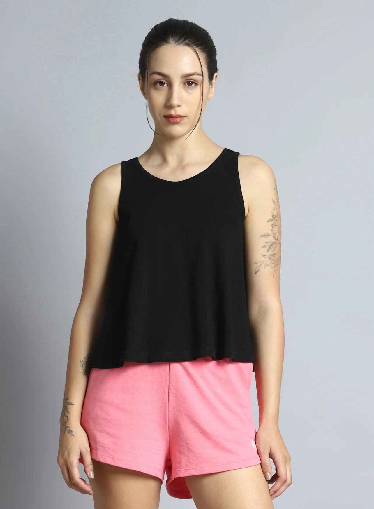 Women's Black Dance Flow Tank - Image 4