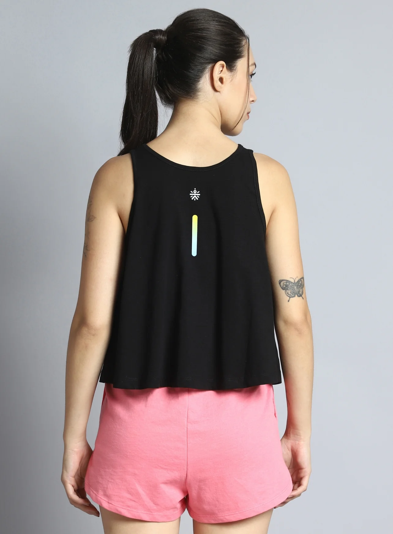 Women's Black Dance Flow Tank - Image 6